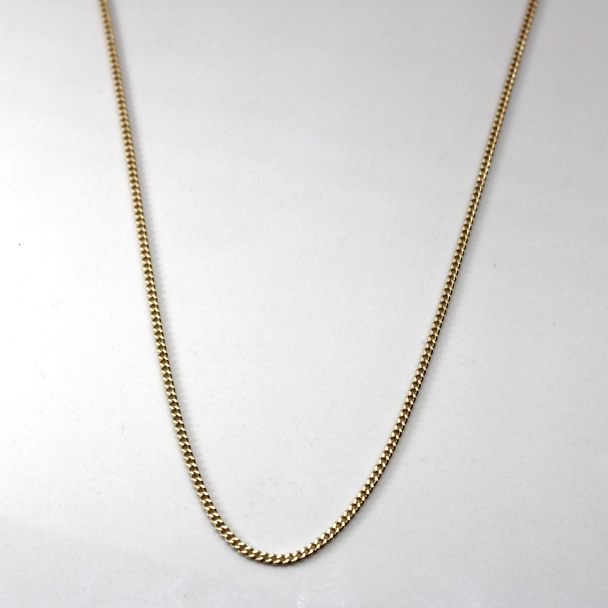 10k Yellow Gold Cable Chain | 18