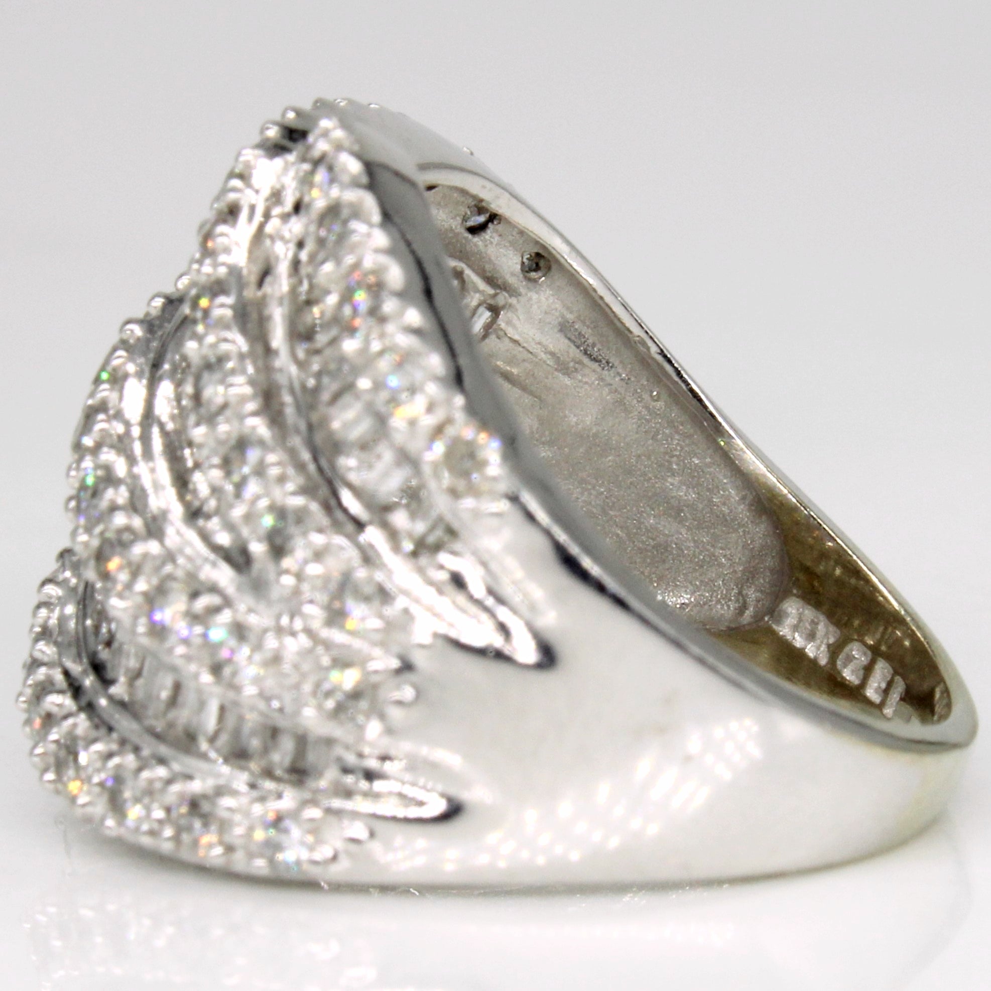 Diamond Waterfall Ring | 0.60ctw | SZ 5.5 |