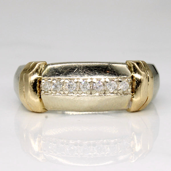 Diamond Pave Ring | 0.14ctw | SZ 10 |