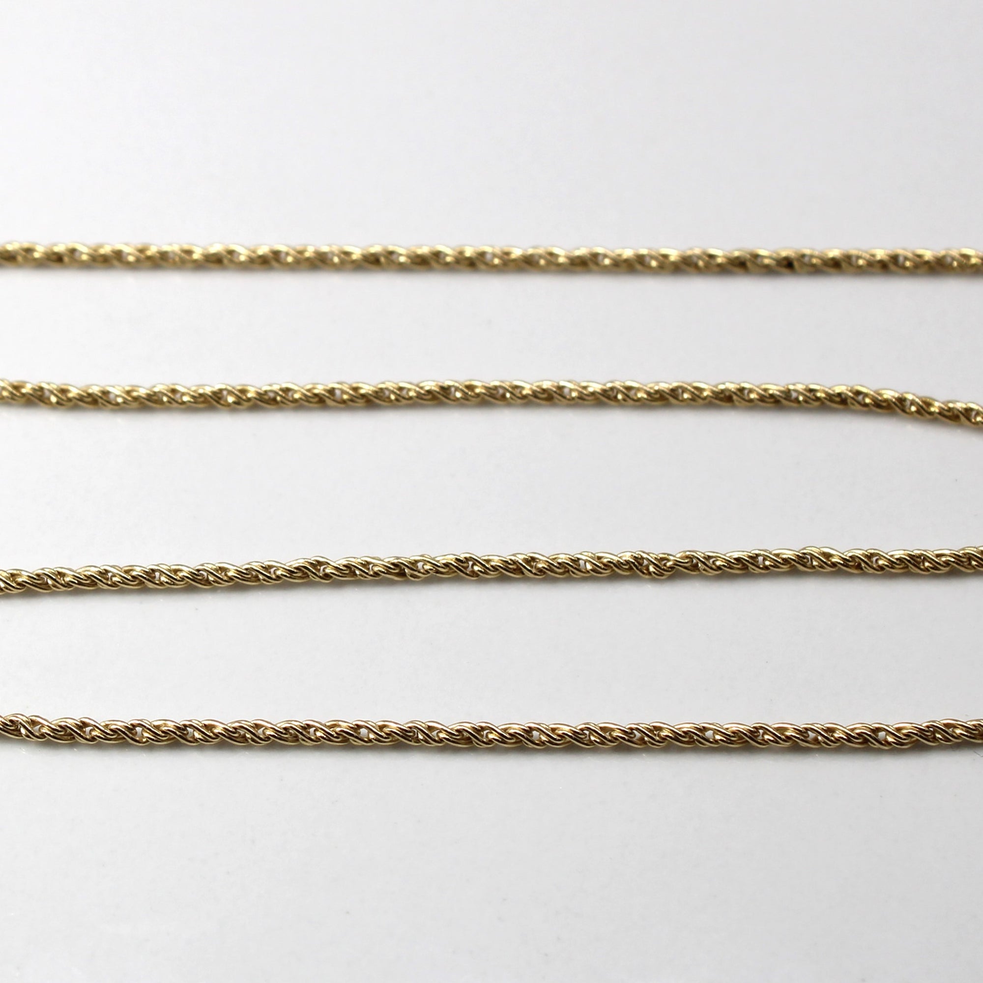 Yellow Gold Rope Chain | 15