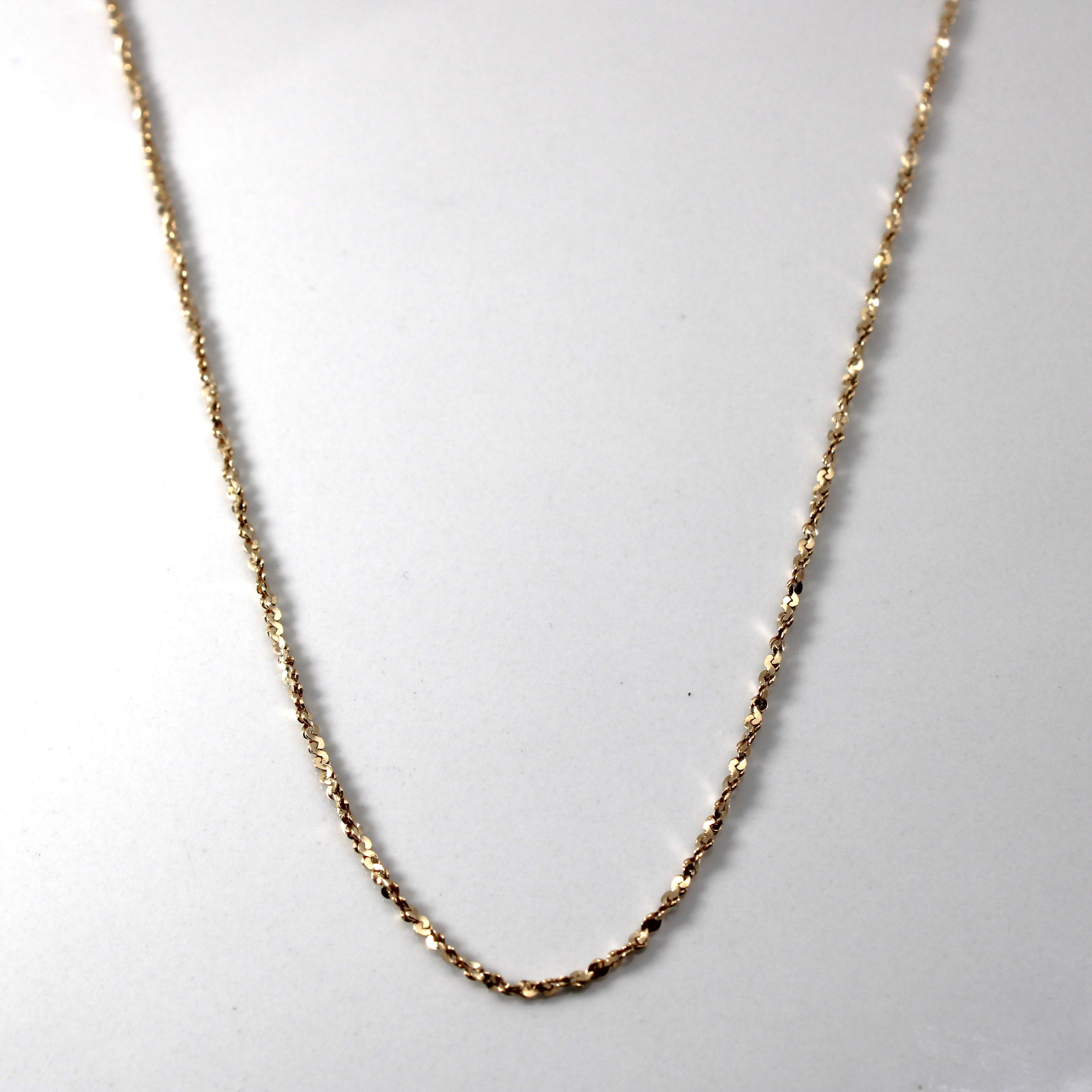 Twisted Serpentine Chain | 20"|