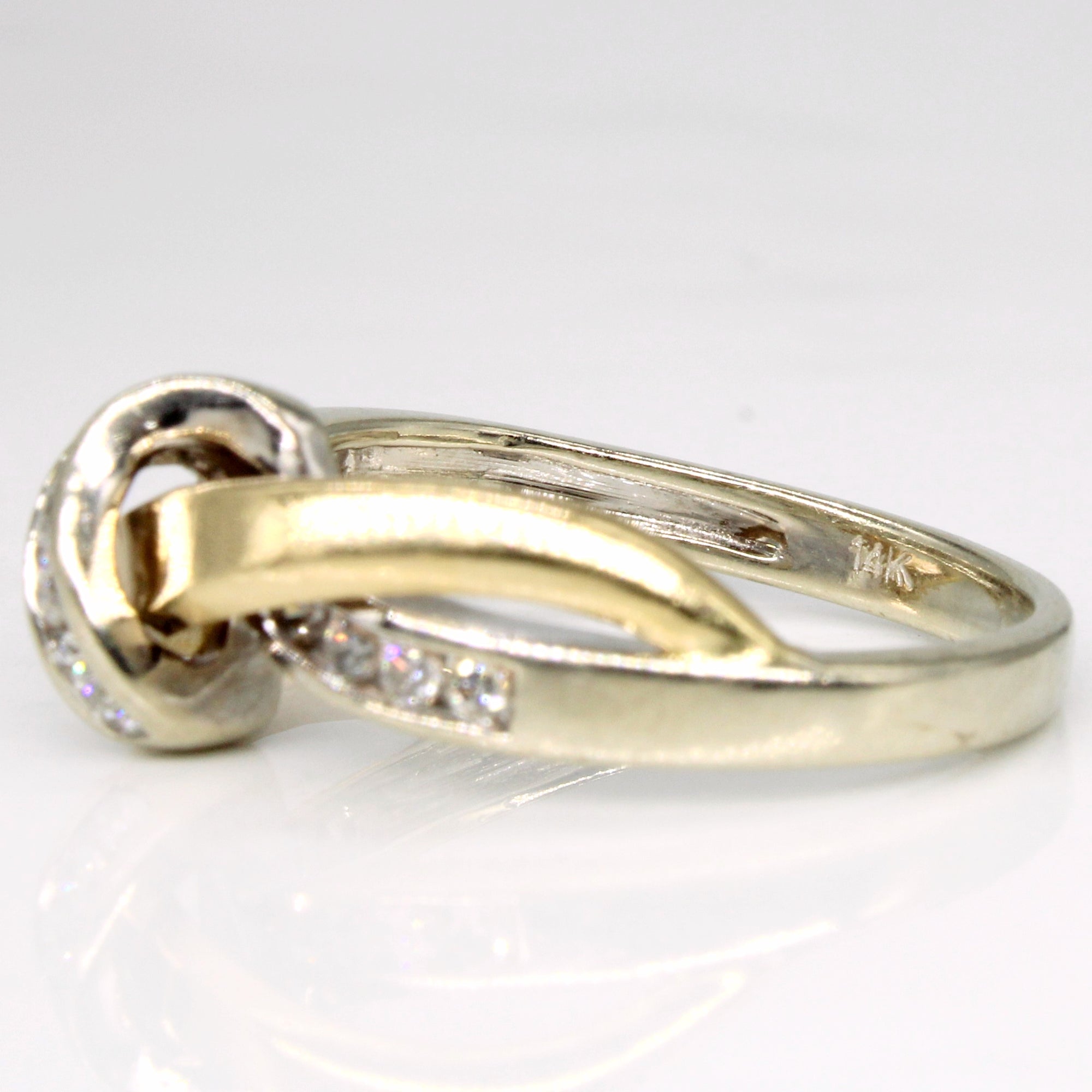 Diamond Waterfall Ring | 0.18ctw | SZ 7 |