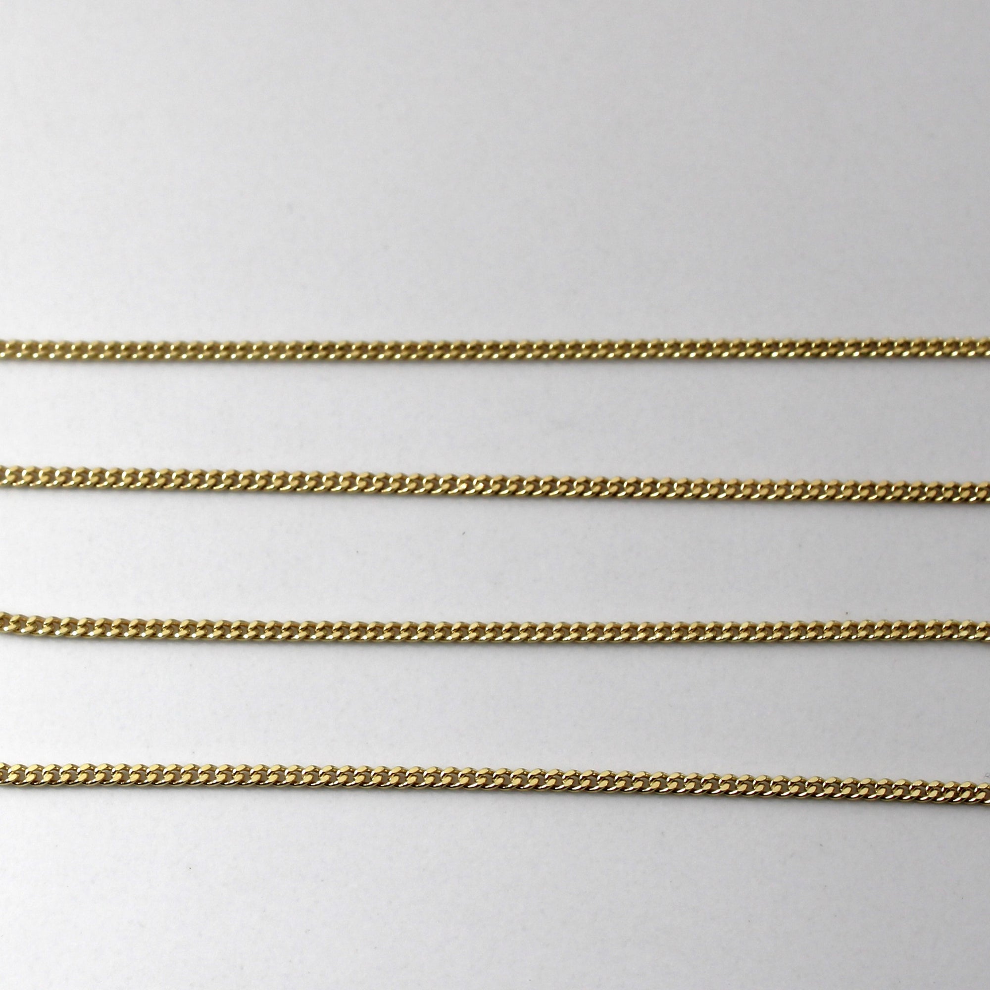 Yellow Gold Cable Link Chain | 20
