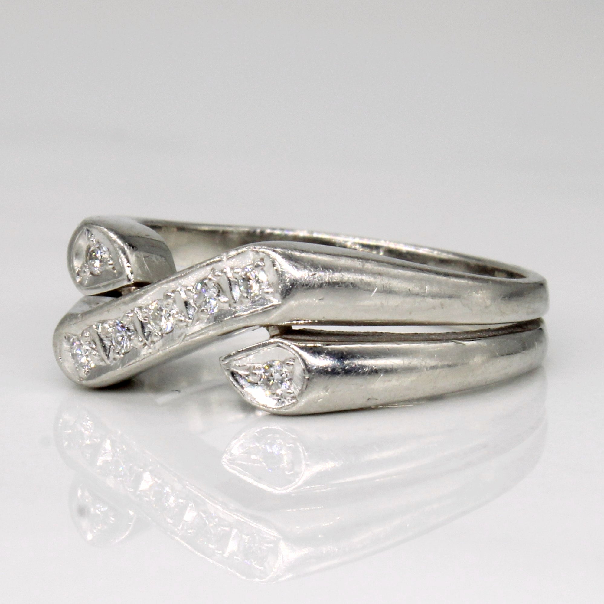 Platinum Pave Set Diamond Ring | 0.07ctw | SZ 5.75 |
