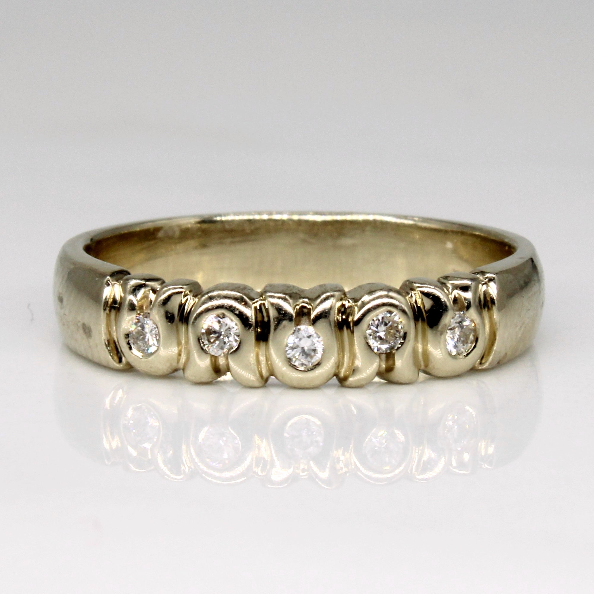 Five Stone Diamond Ring | 0.10ctw | SZ 8.5 |