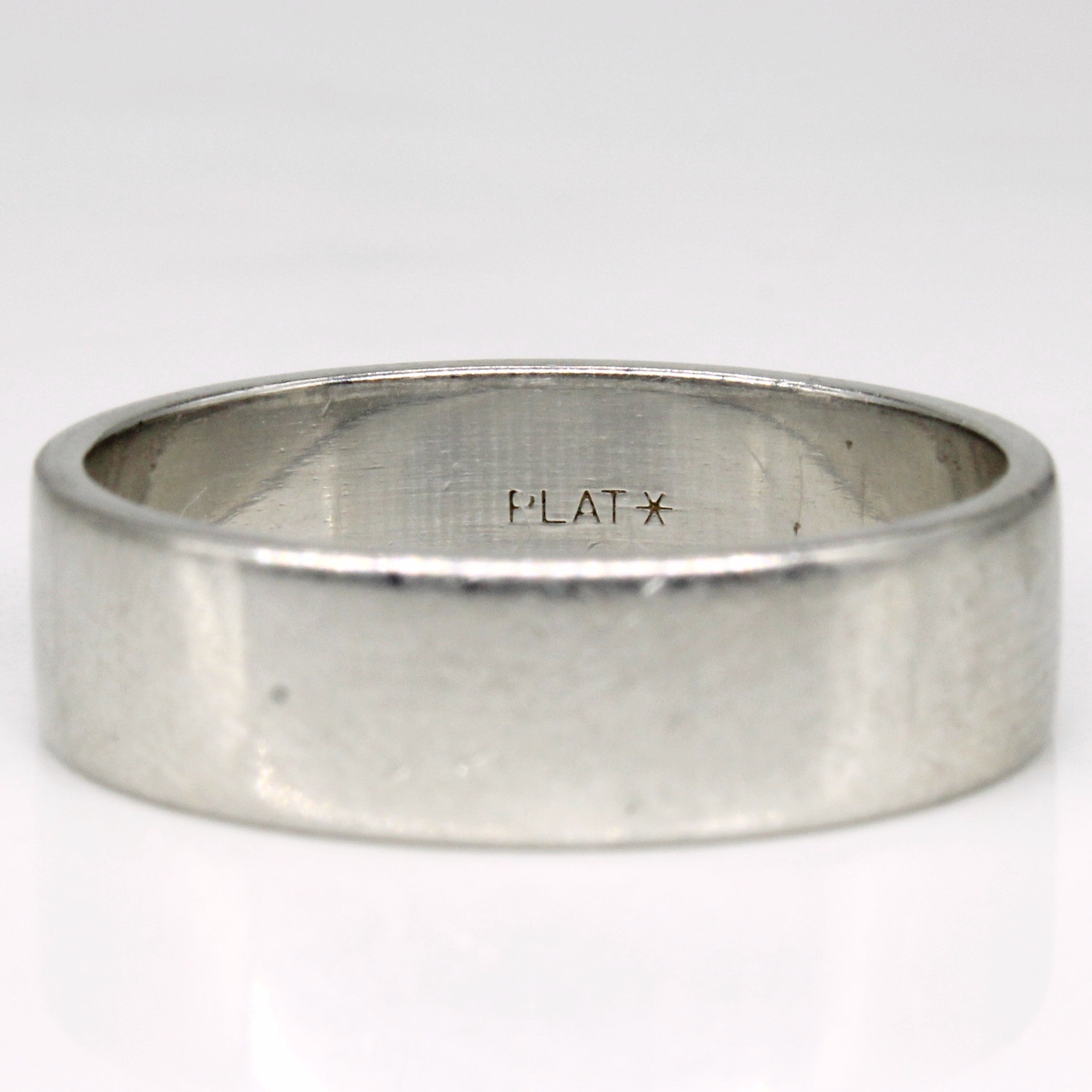 Platinum Wide Band | SZ 10.25 |
