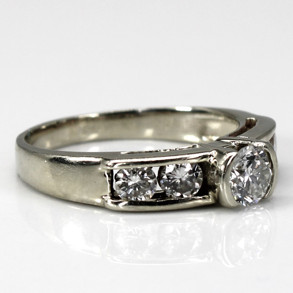 Semi Bezel Diamond Ring | 0.66ctw | SZ 5 |