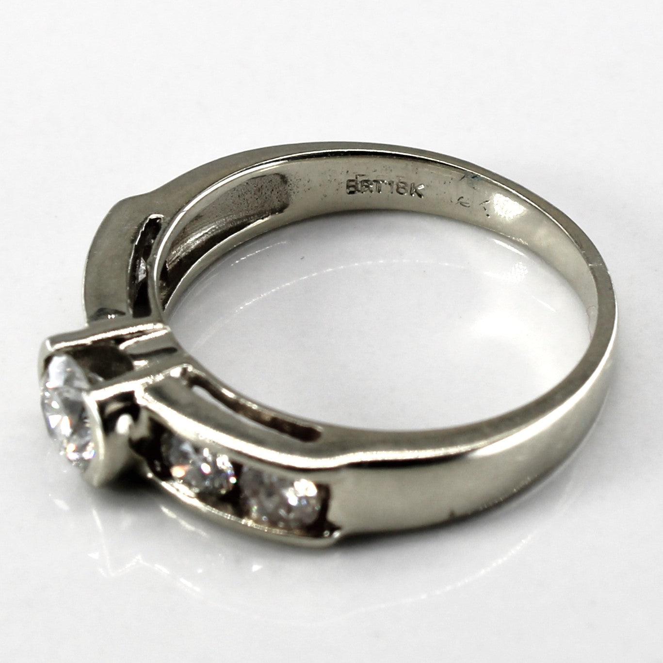 Semi Bezel Diamond Ring | 0.66ctw | SZ 5 |