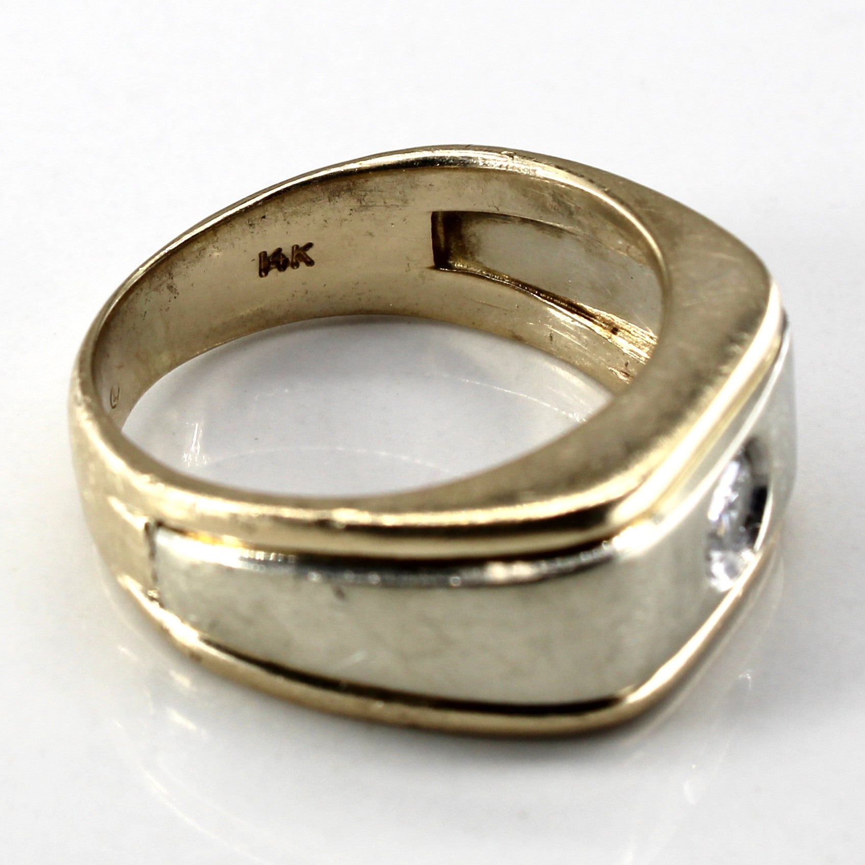 Flush Set Solitaire Diamond Ring | 0.20ct | SZ 8.5 |