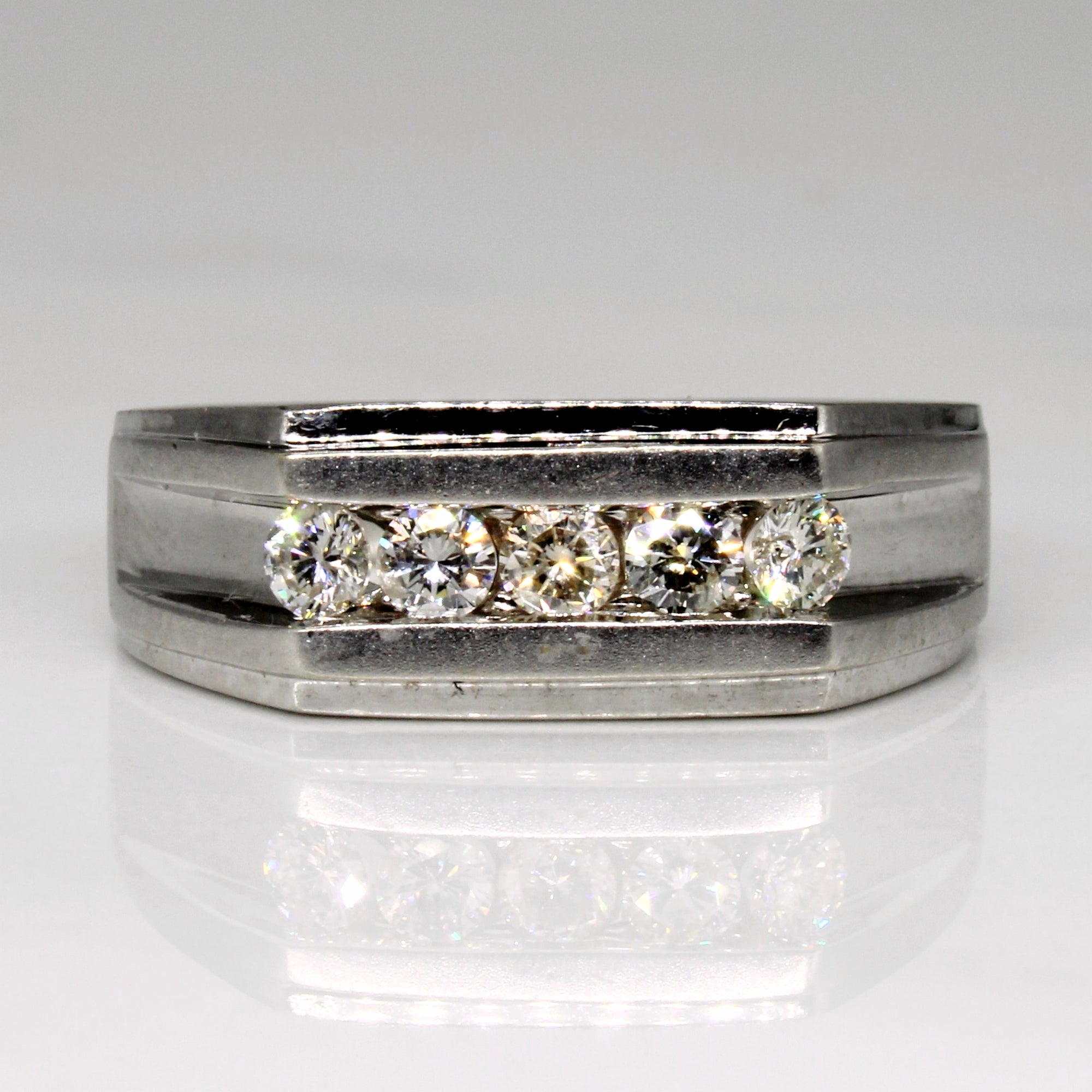 Channel Set Diamond Ring | 0.45ctw | SZ 8.5 |