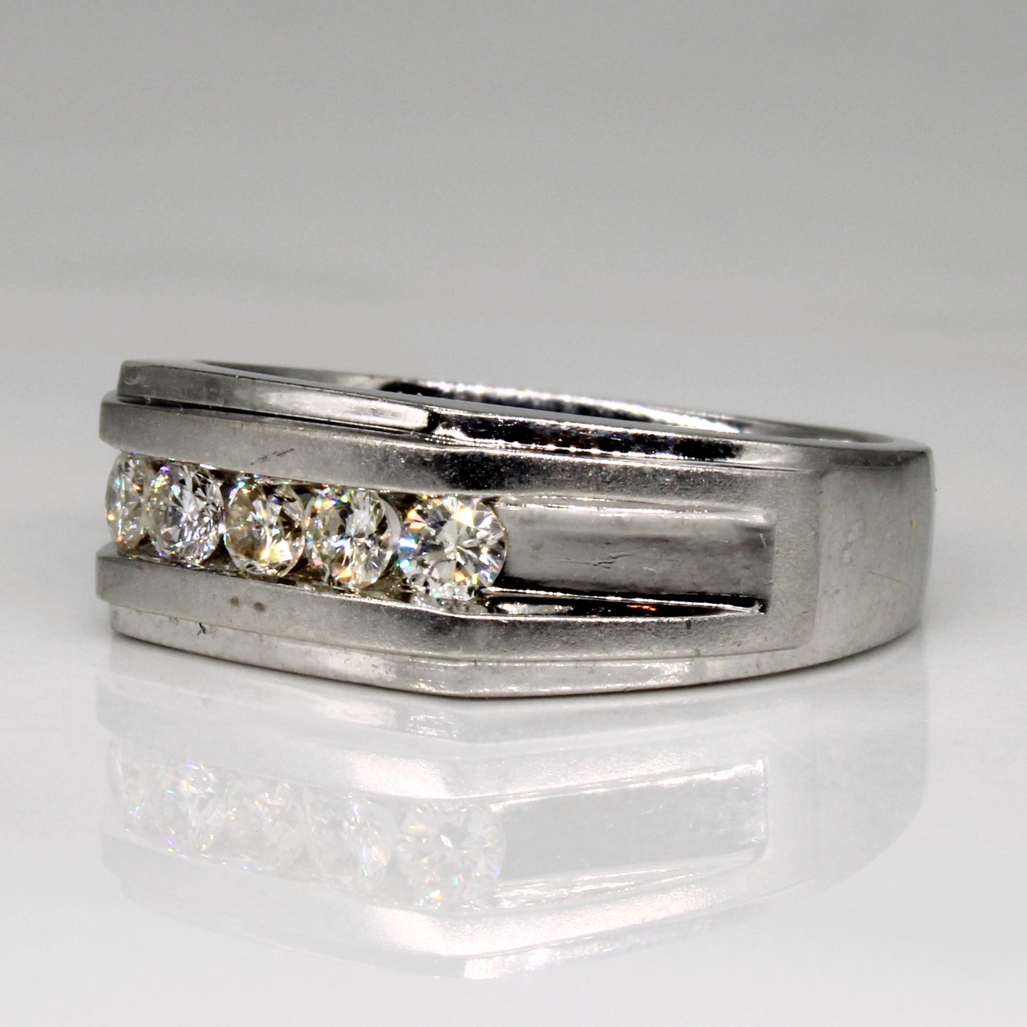 Channel Set Diamond Ring | 0.45ctw | SZ 8.5 |