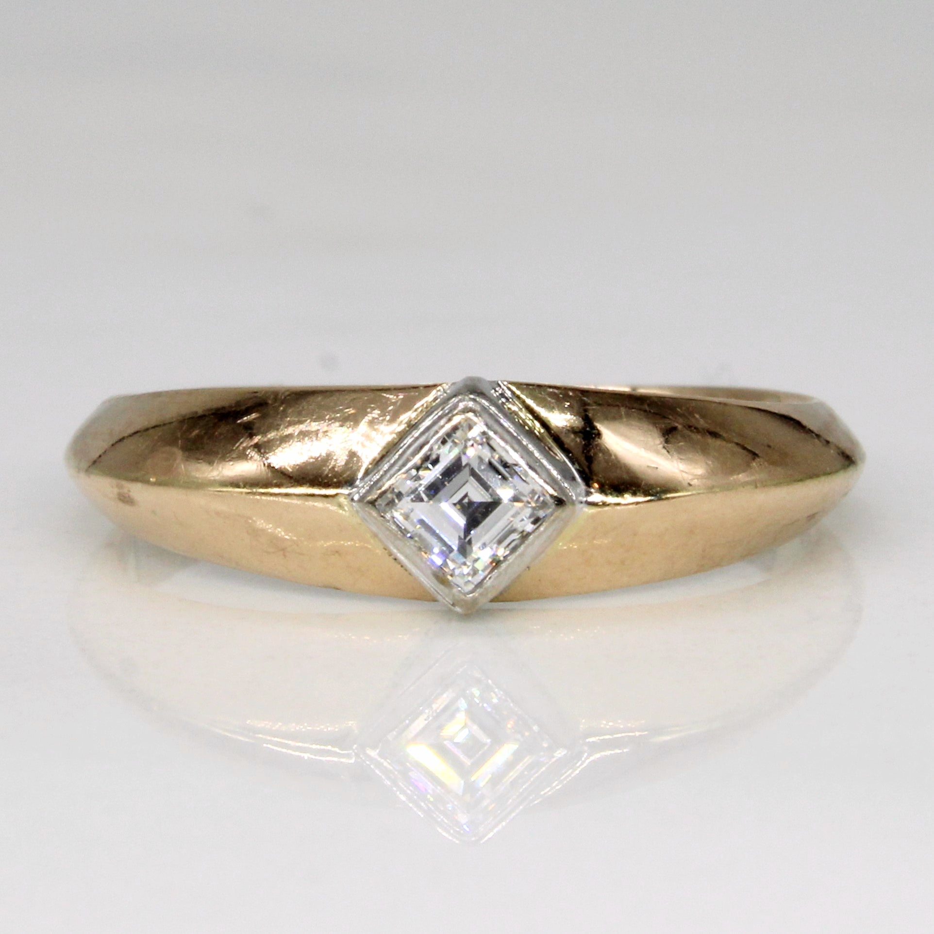 Square Cut Diamond Ring | 0.16ct | SZ 5.75 |