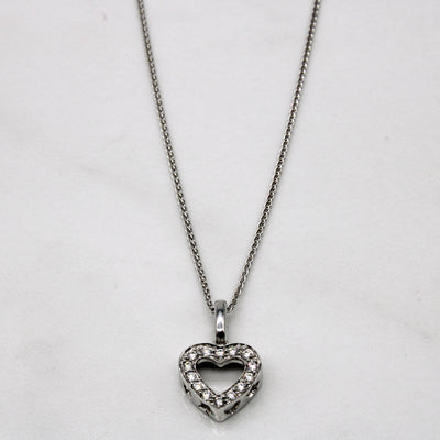 Diamond Heart Pendant | 0.14ctw | 18