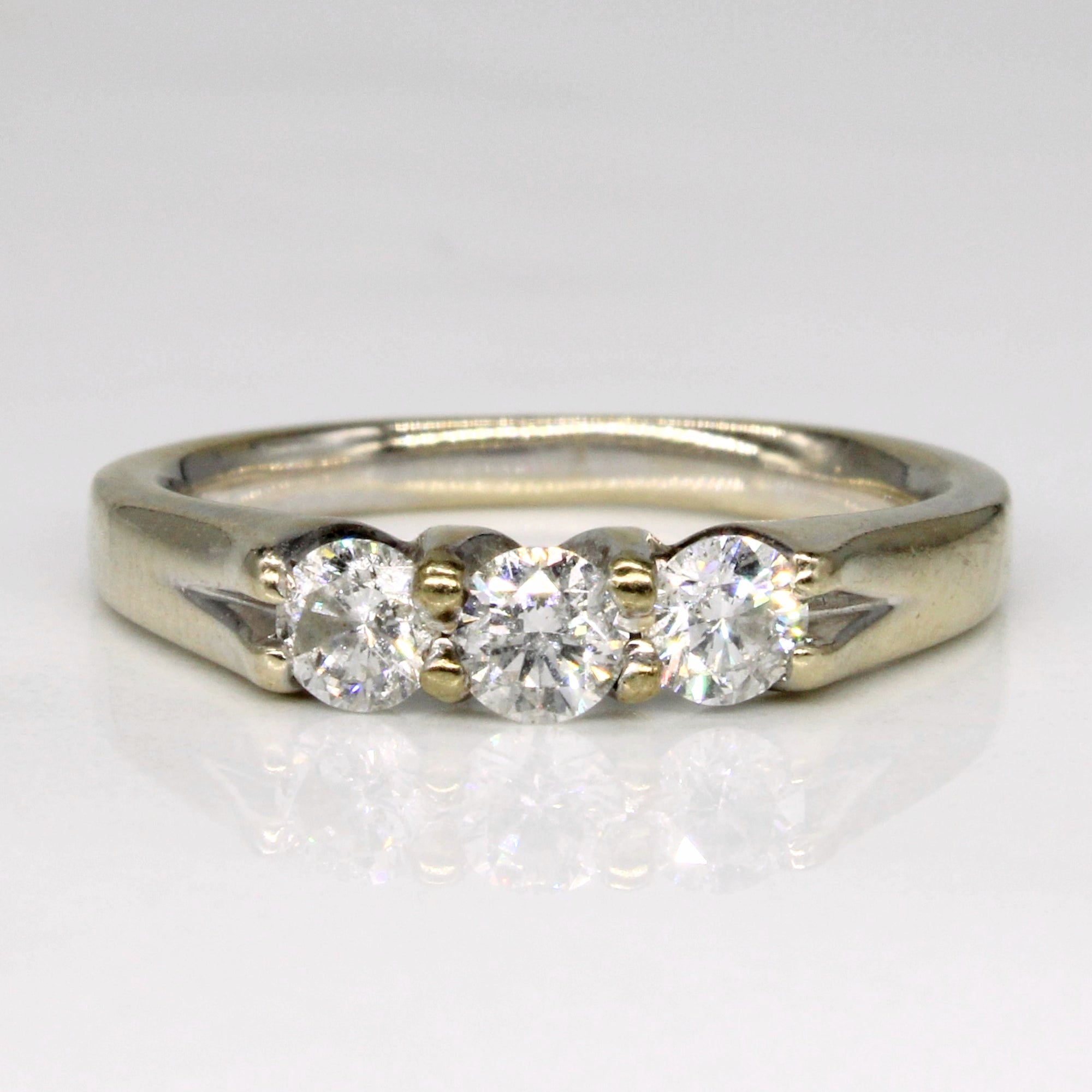 Three Stone Diamond Ring | 0.48ctw | SZ 5.25 |