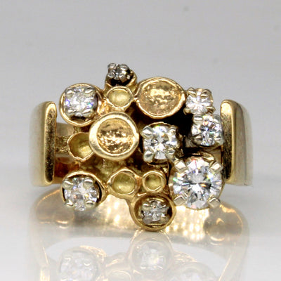 Abstract Diamond Ring | 0.47ctw | SZ 5.75 |
