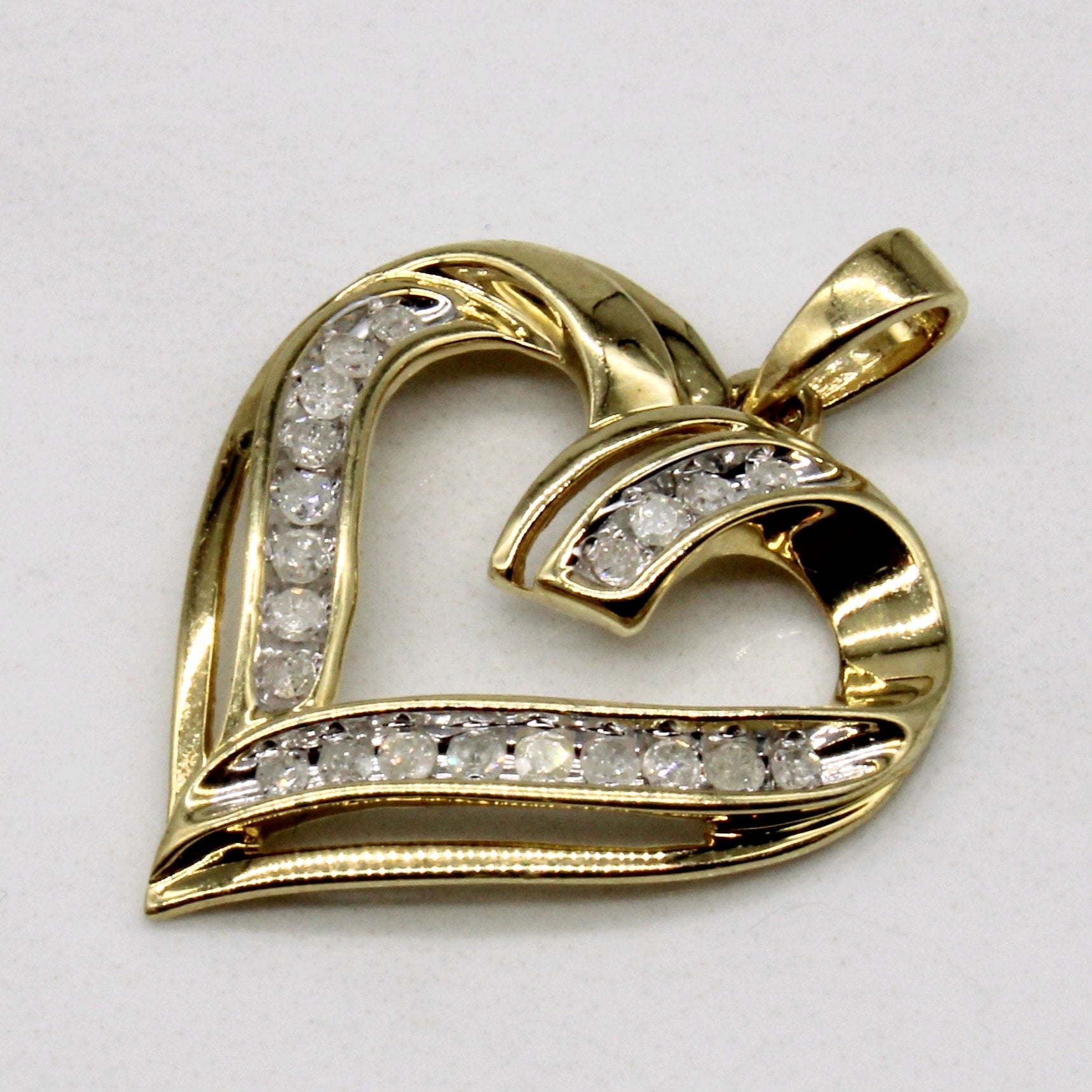 Diamond Heart Pendant | 0.21ctw |