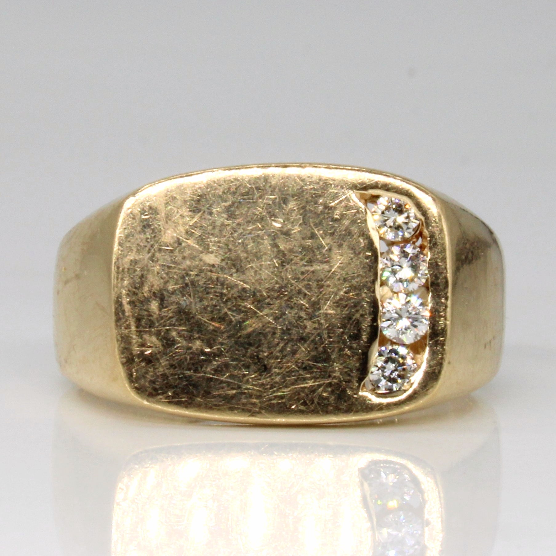 Channel Set Diamond Ring | 0.22ctw | SZ 9.25 |