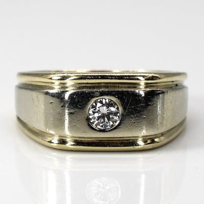 Flush Set Diamond Ring | 0.25ct | SZ 11 |