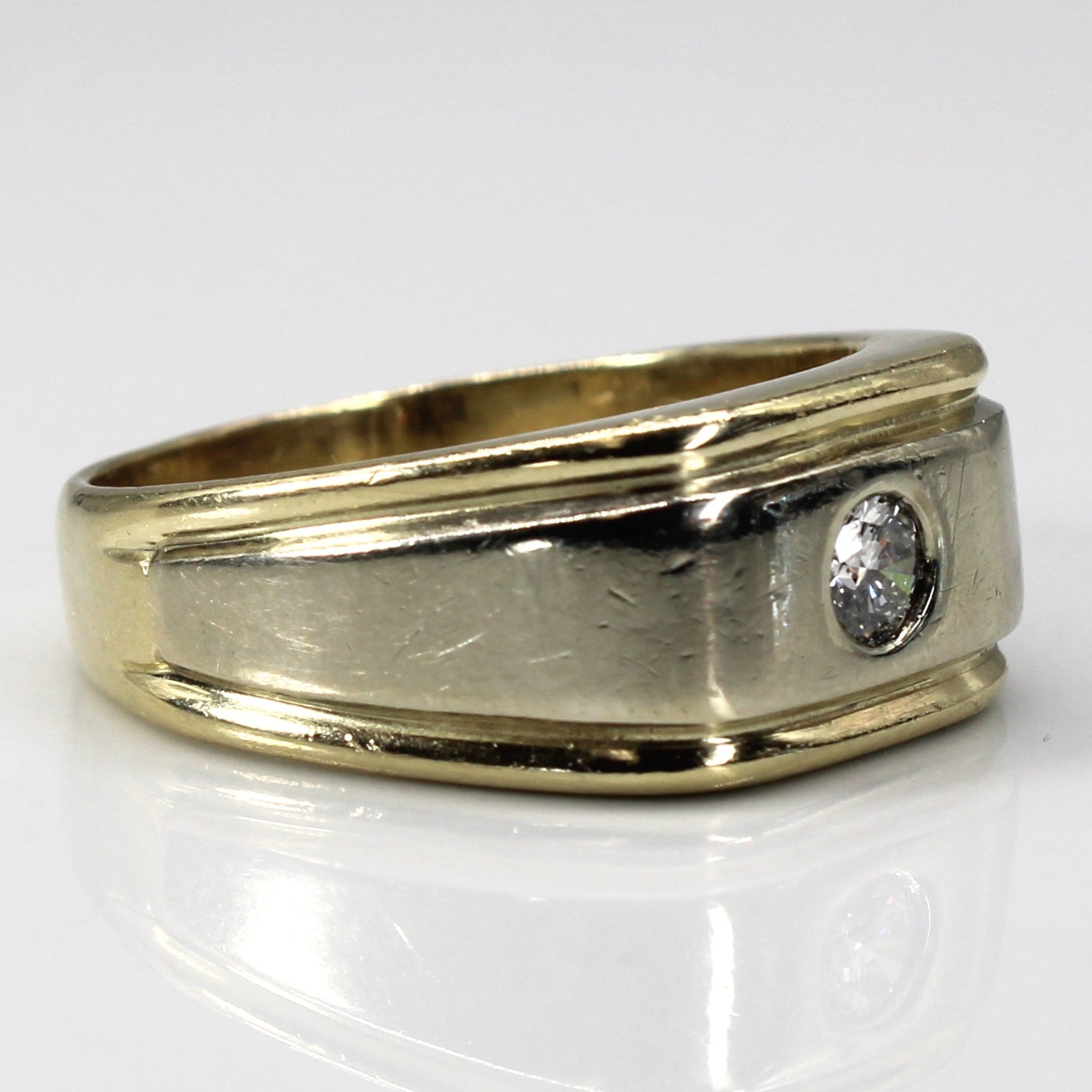 Flush Set Diamond Ring | 0.25ct | SZ 11 |