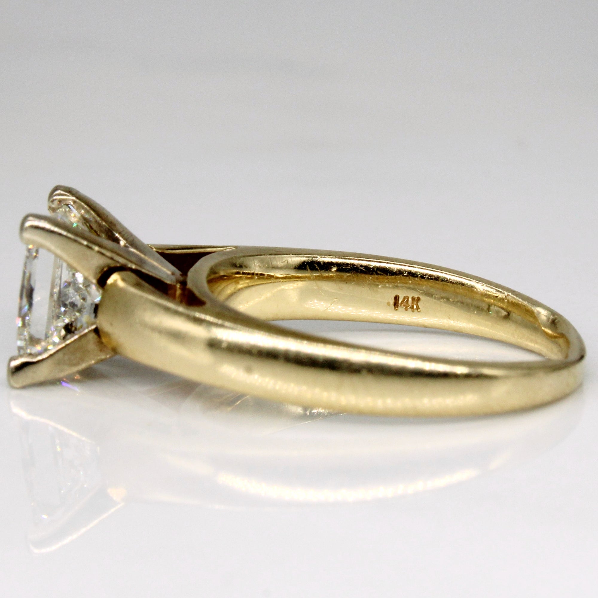 Princess Cut Diamond Engagement Ring | 1.67ct | SZ 5 |