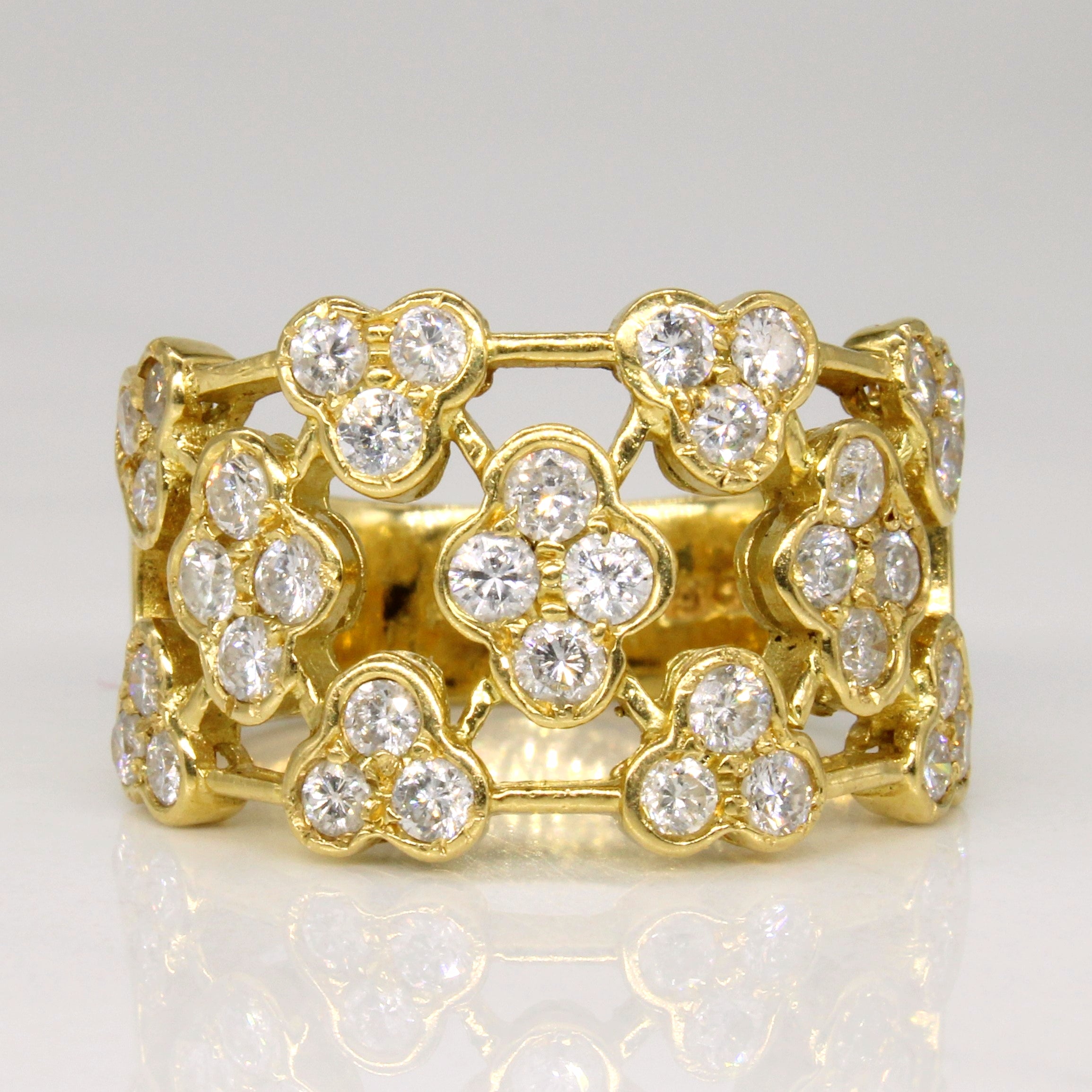 Diamond lattice Ring | 1.00ctw | SZ 6.75 |
