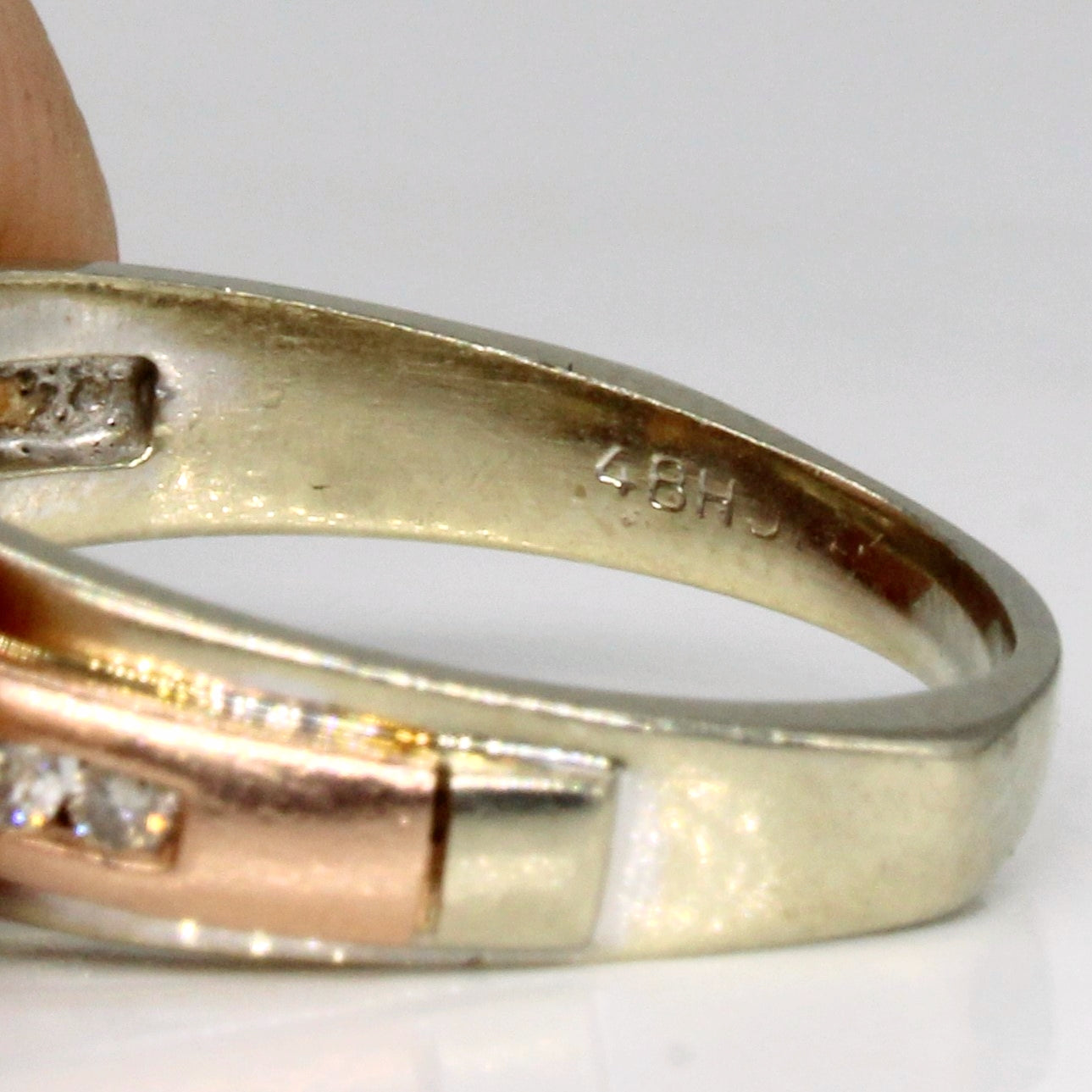 High Set Diamond Engagement Ring | 0.51ctw | SZ 8.25 |