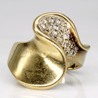 Diamond Cocktail Ring | 0.17ctw | SZ 7 |