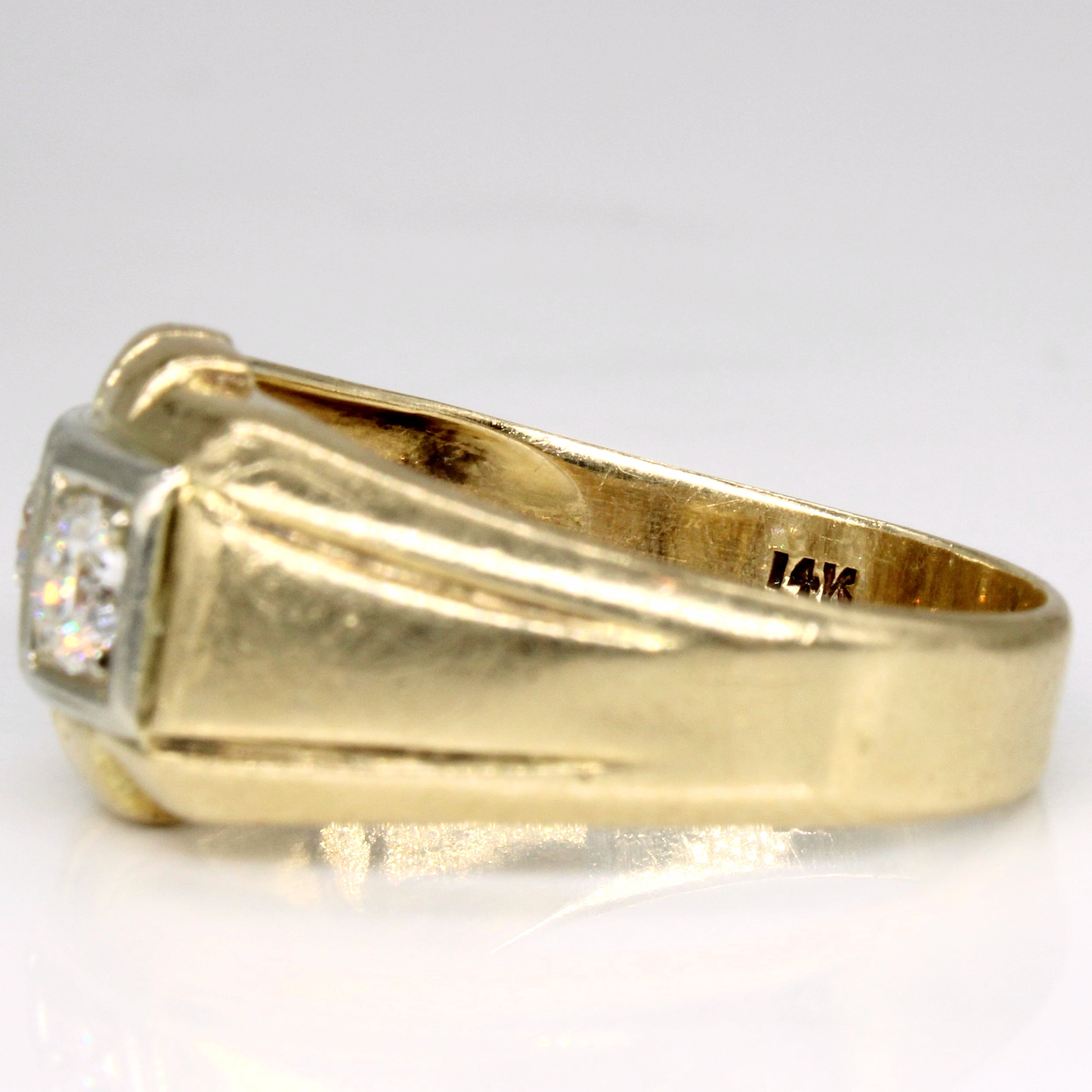 Toi et Moi Double Diamond Ring | 0.48ctw | SZ 10.75 |