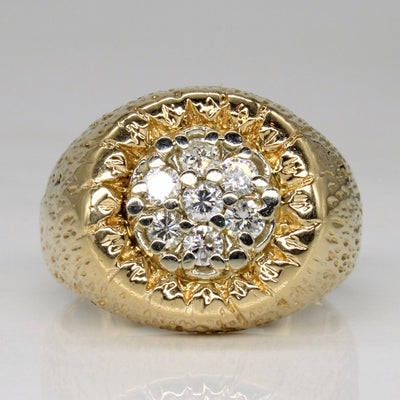 Diamond Cocktail Ring | 0.38ctw | SZ 8 |