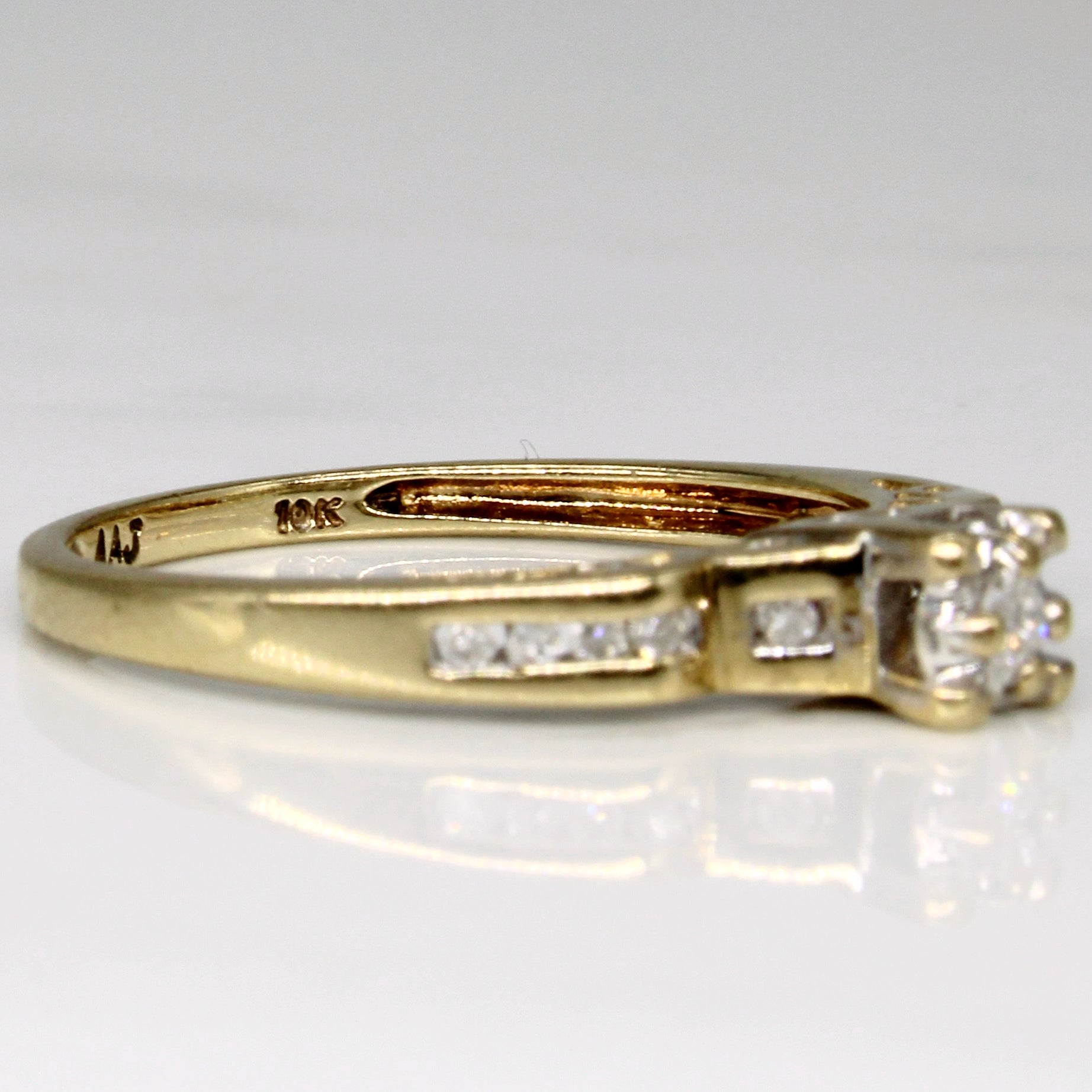 Bague en diamant | 0,08 ct | Taille 7 | 