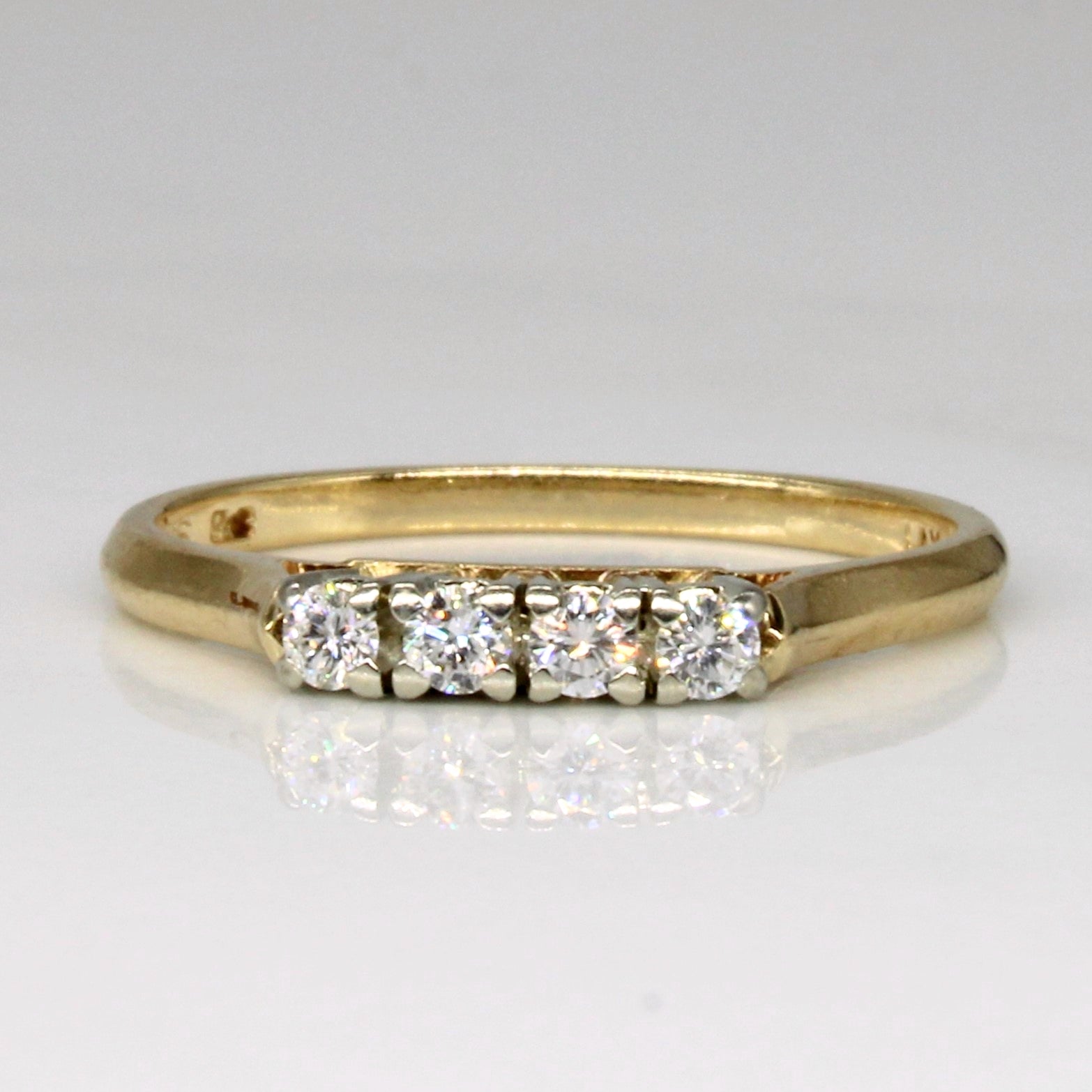 Vintage 'Birks' High Set Diamond Ring | 0.16ctw | SZ 6 |