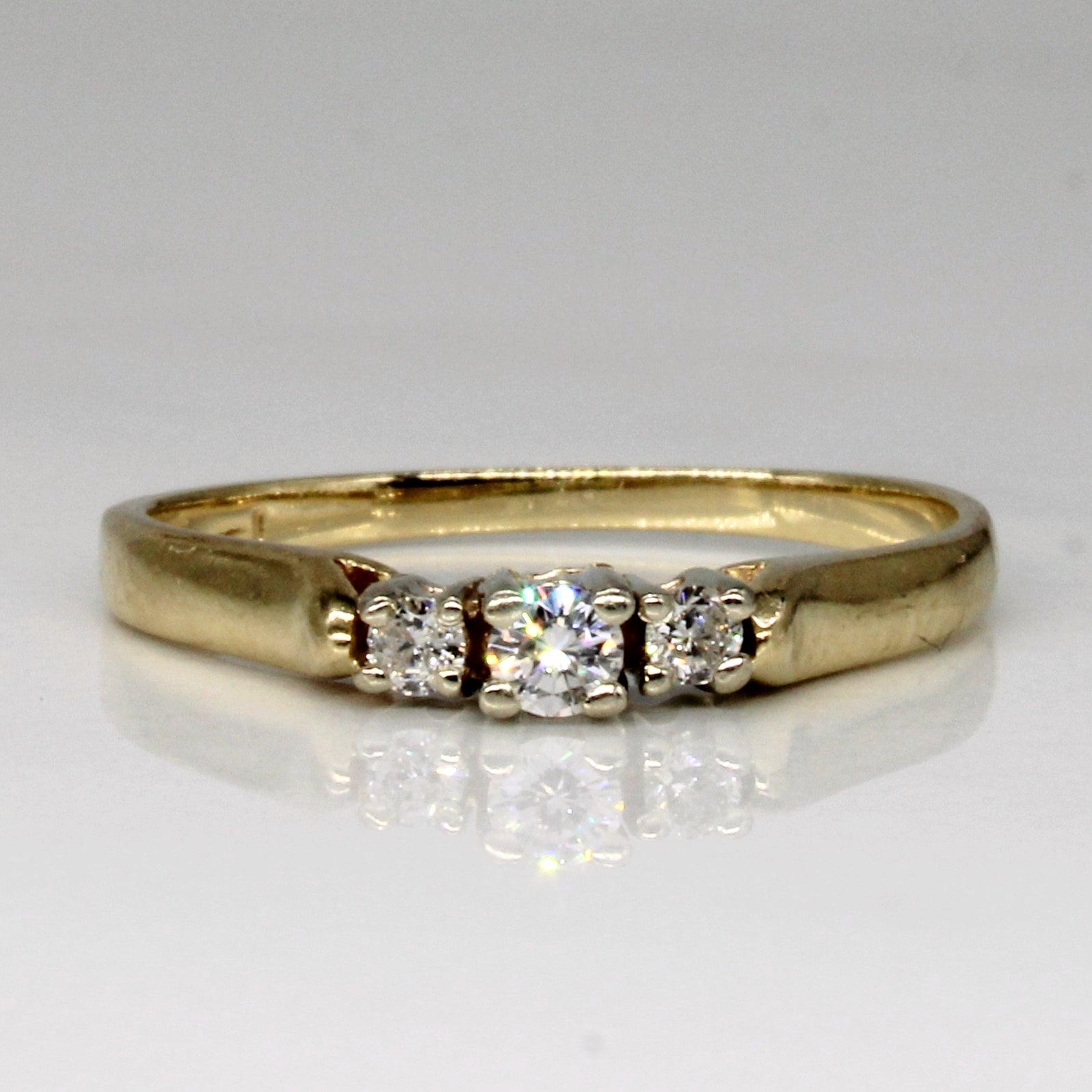 High Set Diamond Ring | 0.15ctw | SZ 7.5 |