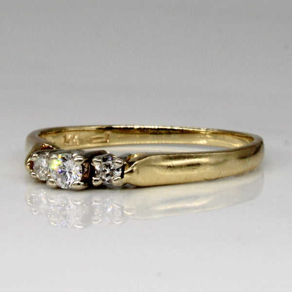 High Set Diamond Ring | 0.15ctw | SZ 7.5 |