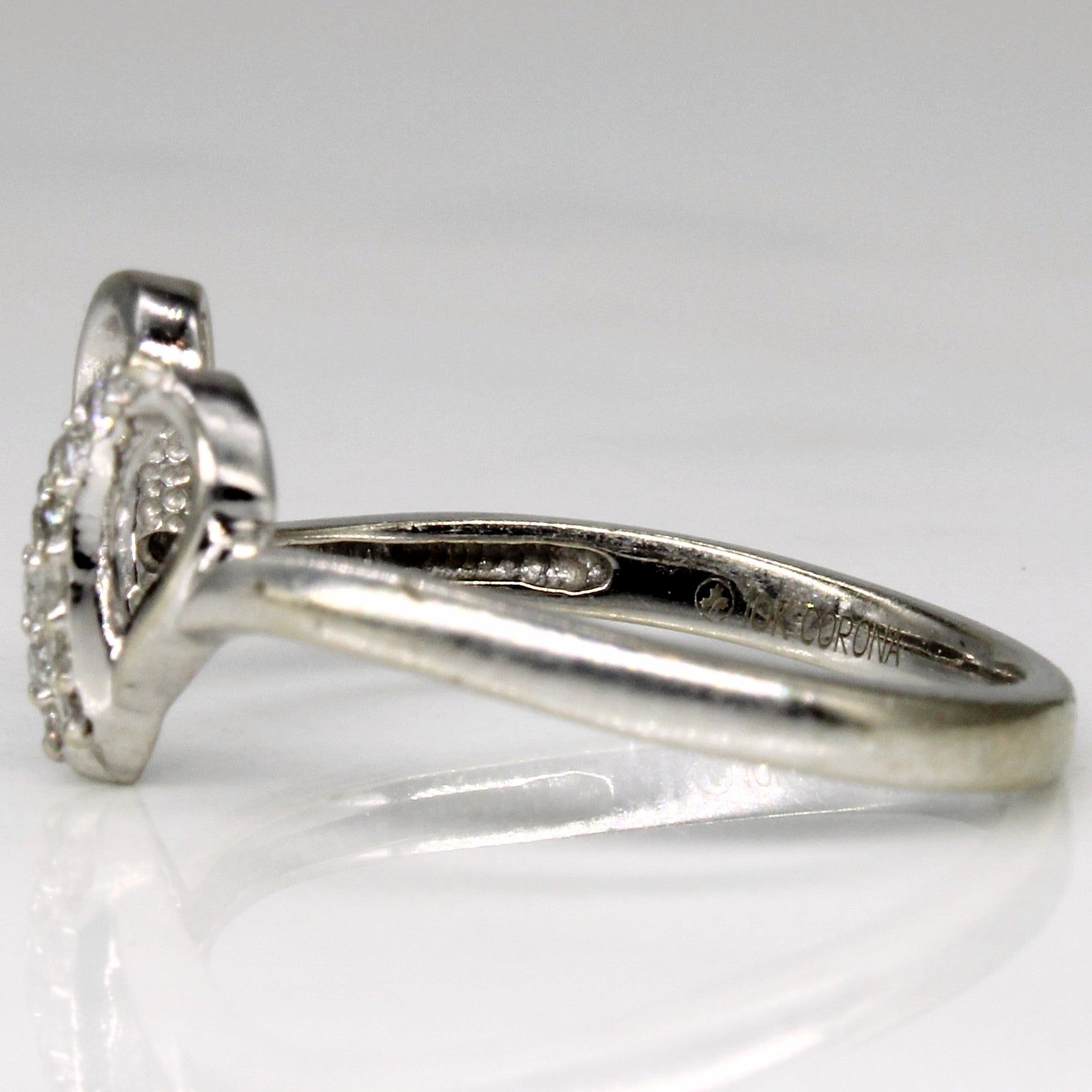Diamond Heart Ring | 0.07ctw | SZ 6.25 |