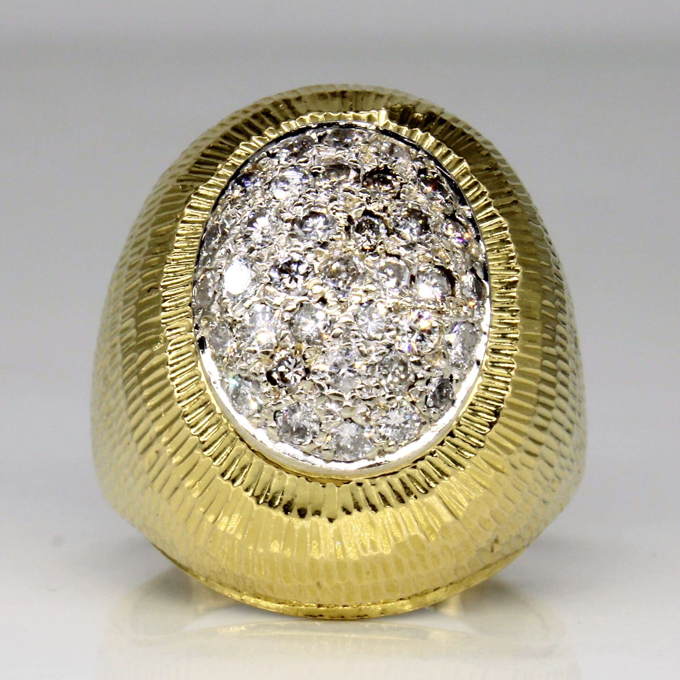 Diamond Cocktail Ring | 0.77ctw | SZ 7.5 |