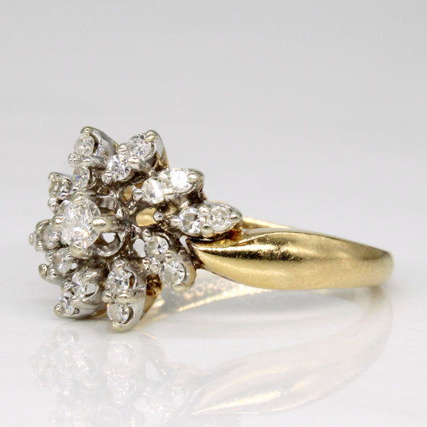 Diamond Cocktail Ring | 0.30ctw | SZ 6.25 |