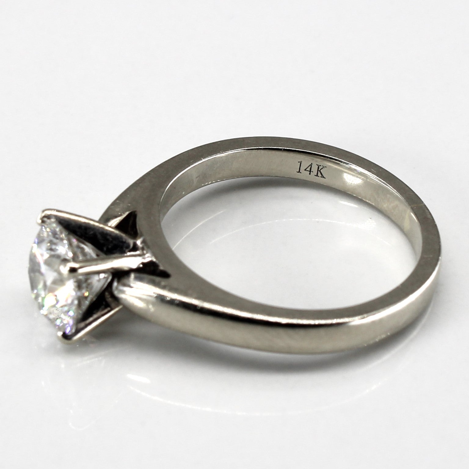 GIA Certified Solitaire Diamond Engagement Ring | 1.51ct VS2 I VG | SZ 6.25 |