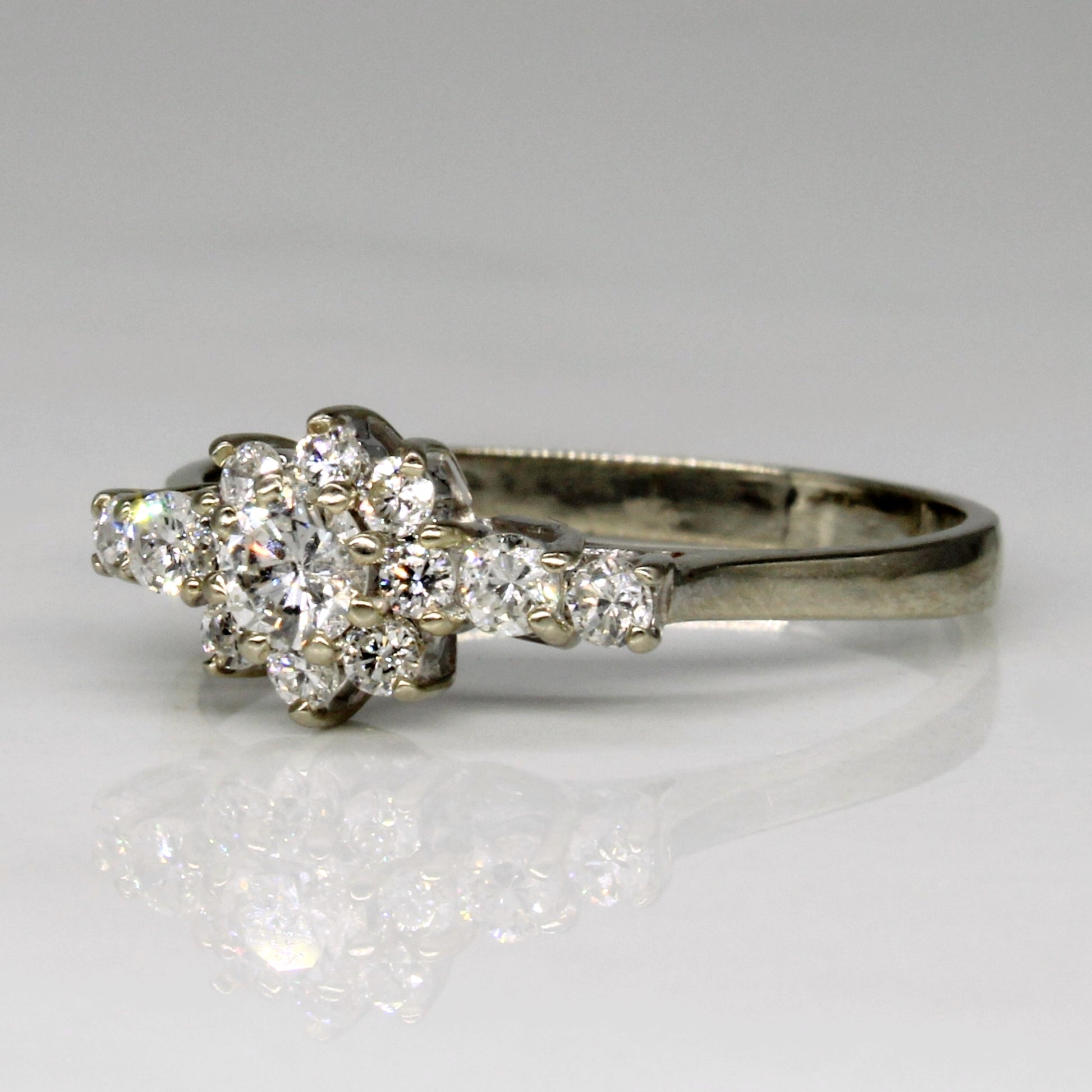 High Set Diamond Engagement Ring | 0.47ctw | SZ 7.25 |
