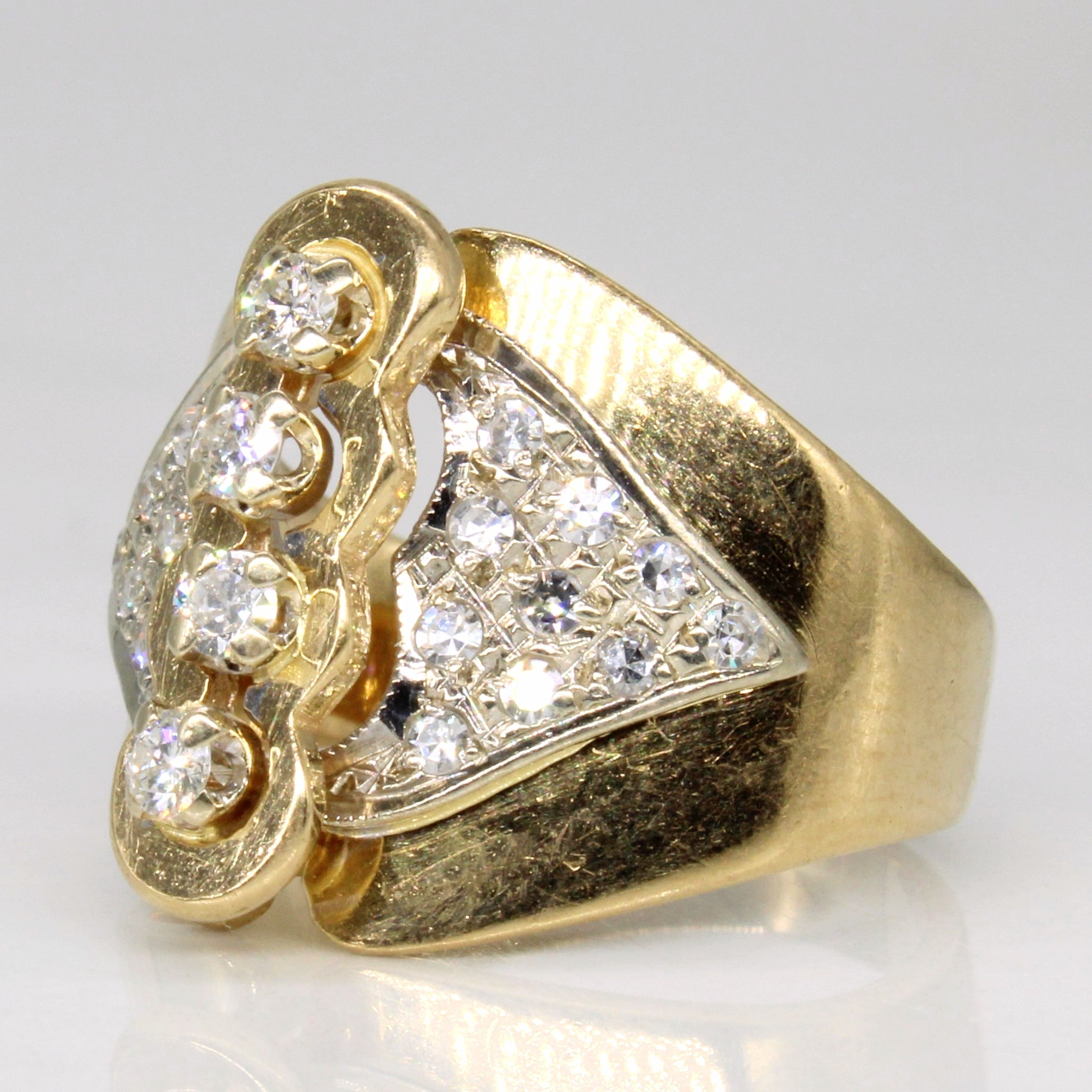 Diamond Cocktail Ring | 0.32ctw | SZ 7.5 |