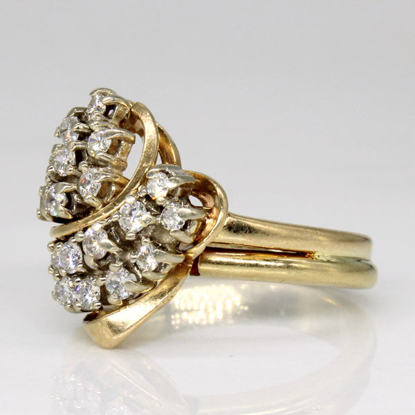 Diamond Cocktail Ring | 0.40ctw | SZ 7 |