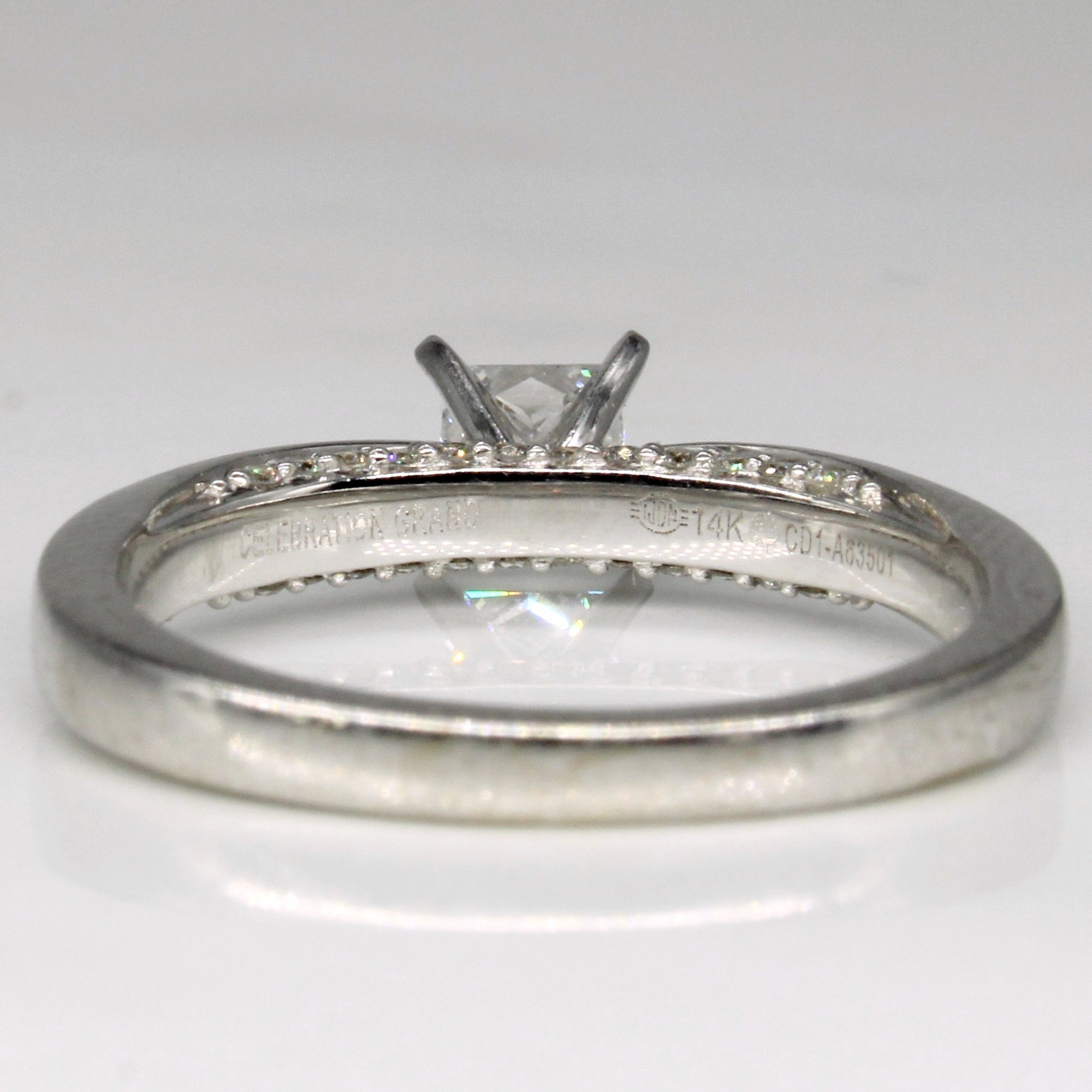 Princess Cut Diamond Engagement Ring | 0.47ctw | SZ 7 |