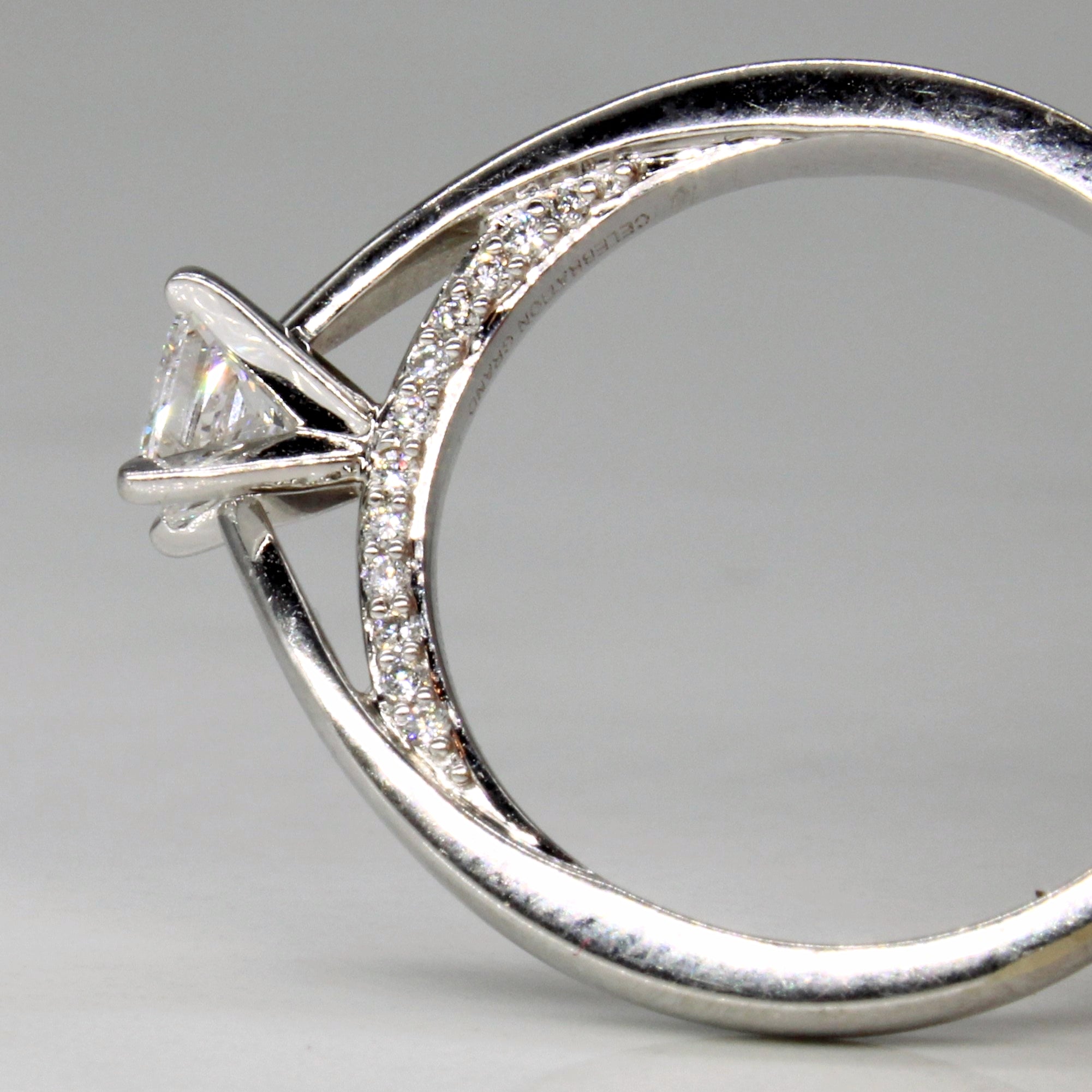Princess Cut Diamond Engagement Ring | 0.47ctw | SZ 7 |