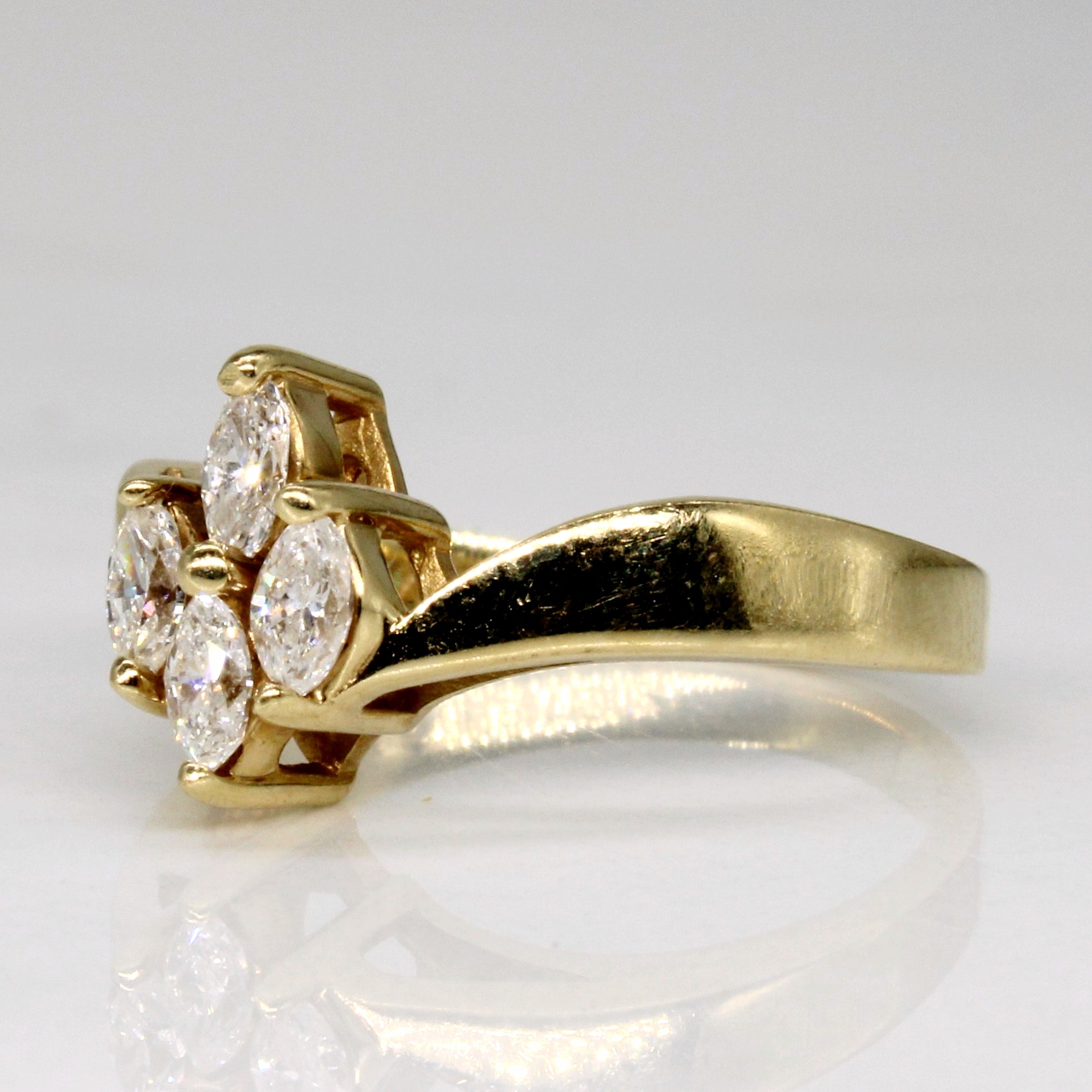 Diamond Chevron Ring | 0.20ctw | SZ 4.75 |