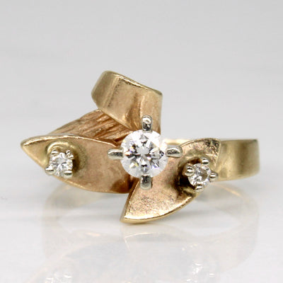 Diamond Cocktail Ring | 0.15ctw | SZ 3.5 |