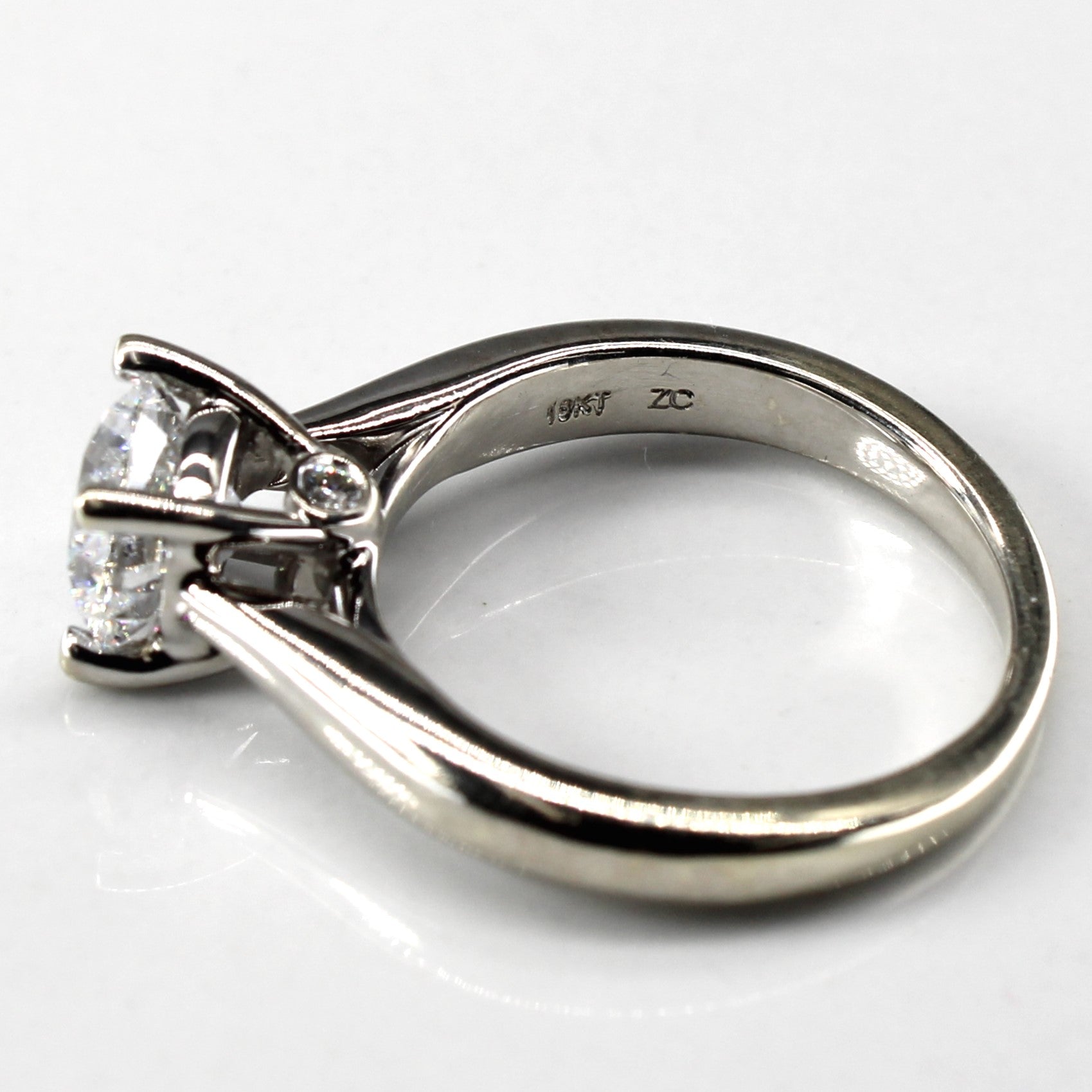 Solitaire Diamond Ring | 1.13ctw SI1/SI2 G | SZ 4.25 |