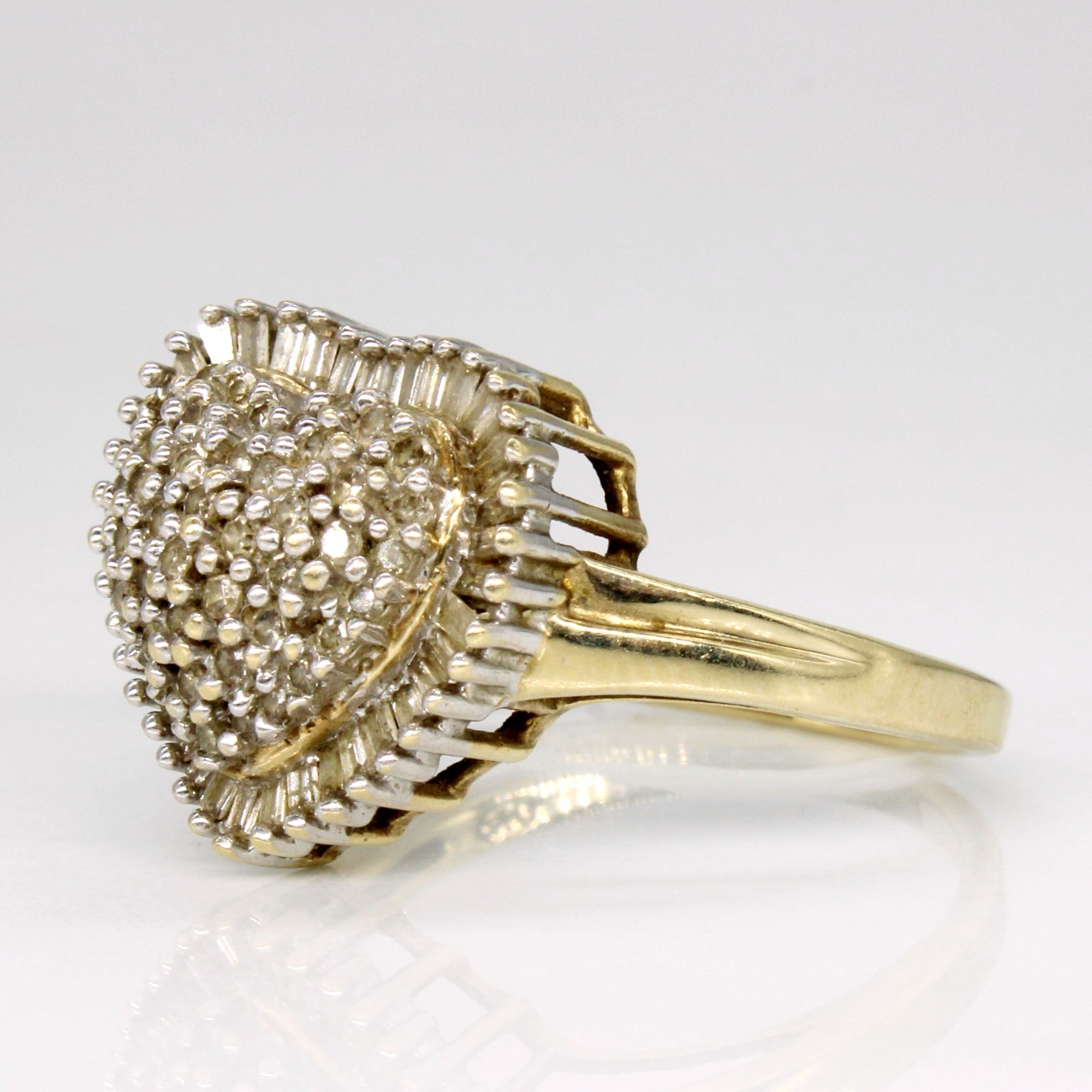 Diamond Heart Ring | 0.44ctw | SZ 7 |