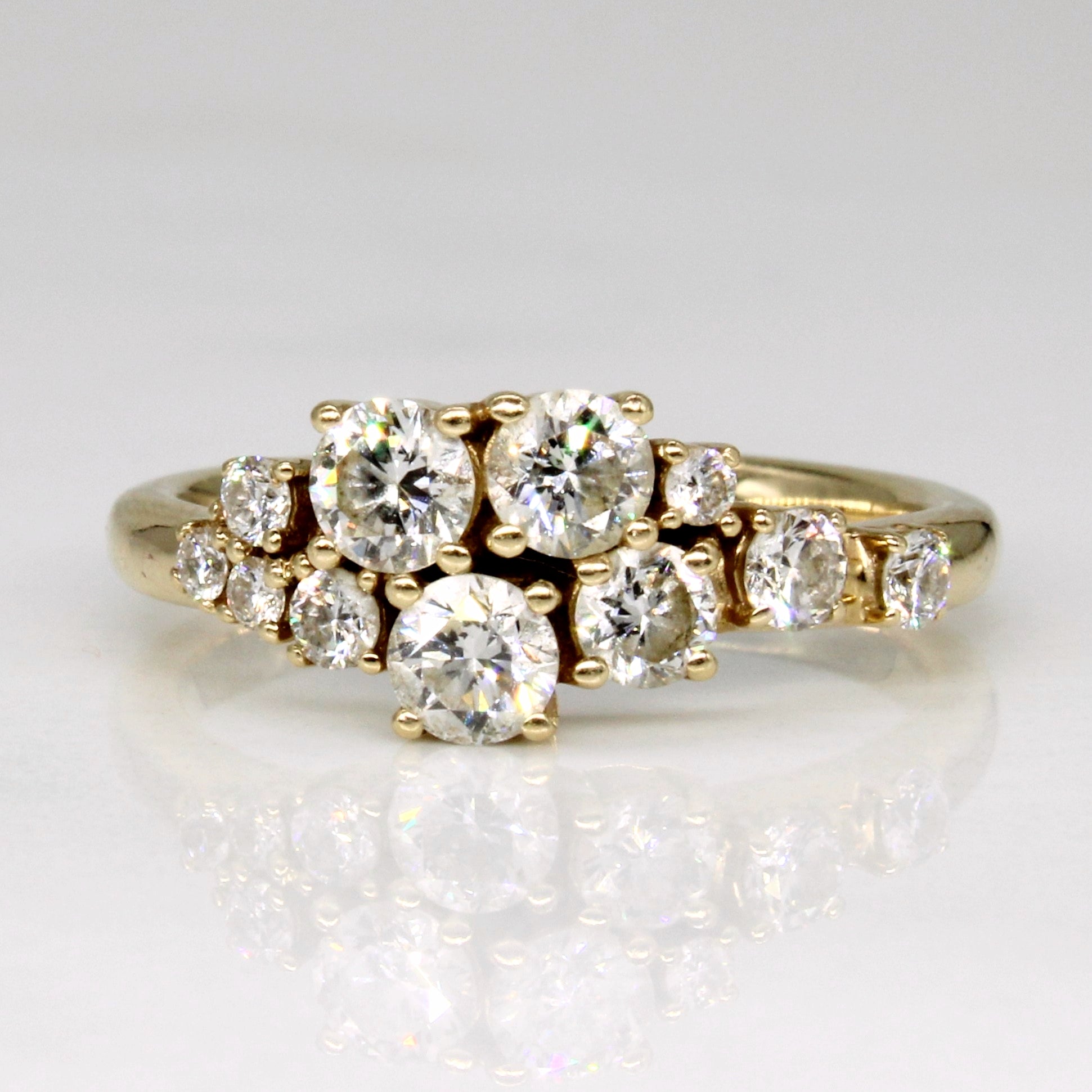 Diamond Cocktail Ring | 0.63ctw | SZ 4.75 |