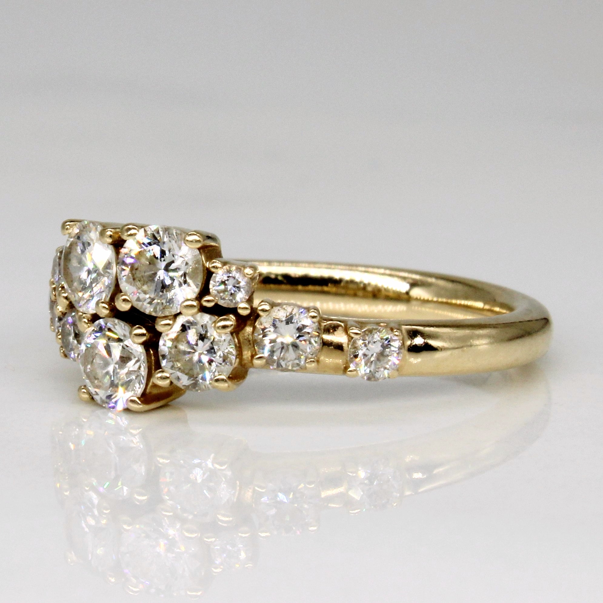 Diamond Cocktail Ring | 0.63ctw | SZ 4.75 |