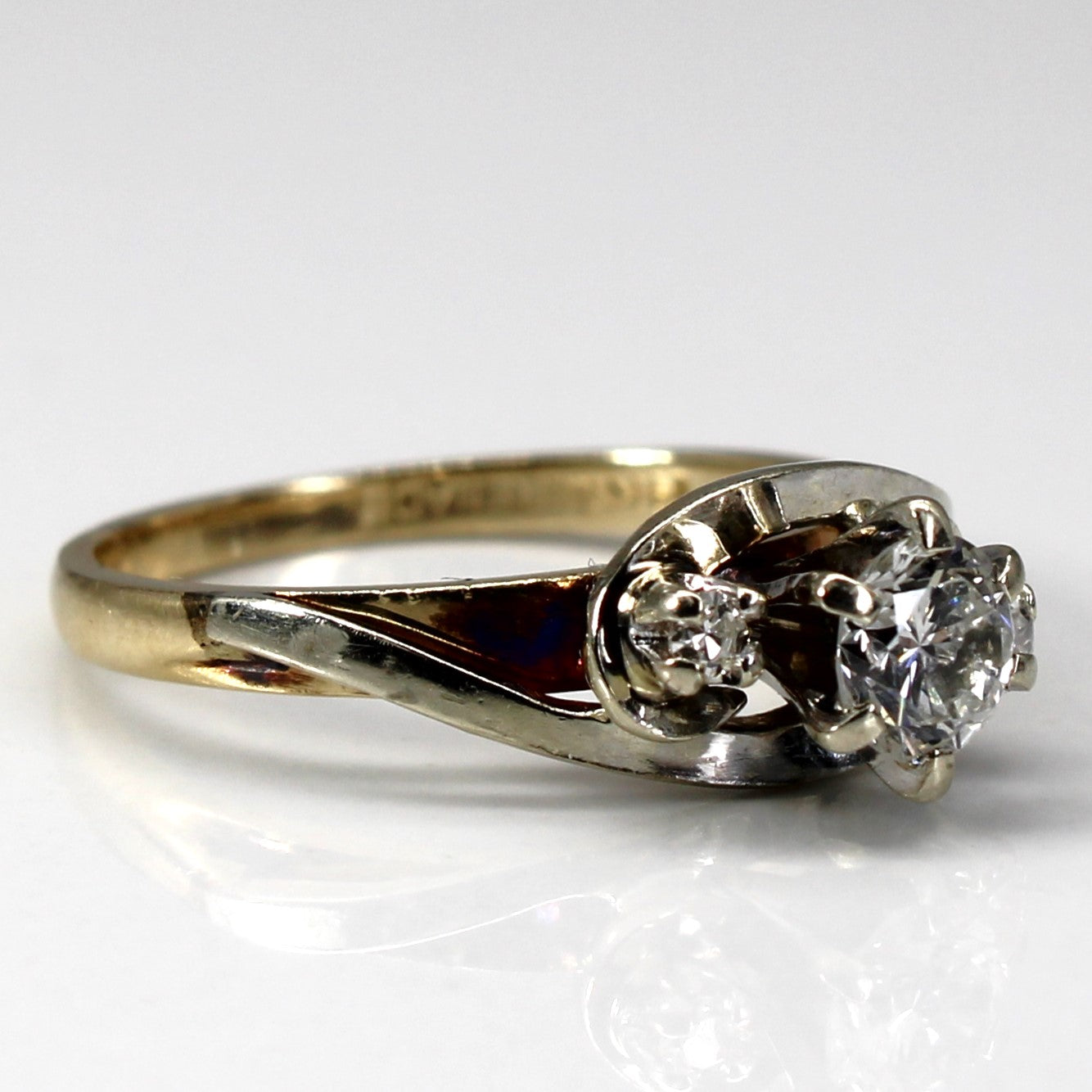 Three Stone Diamond Ring | 0.42ctw| SZ 5.75 |