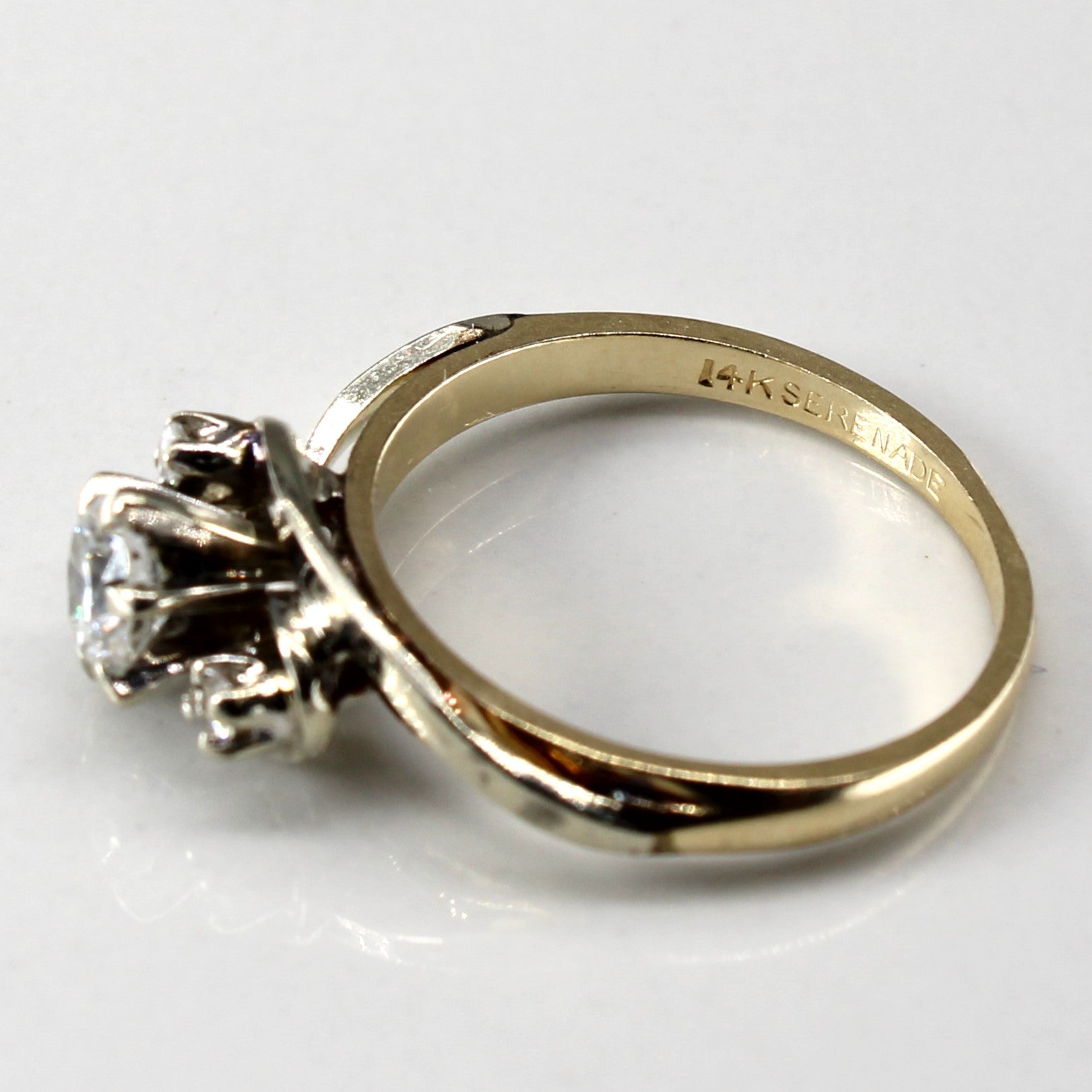 Three Stone Diamond Ring | 0.42ctw| SZ 5.75 |